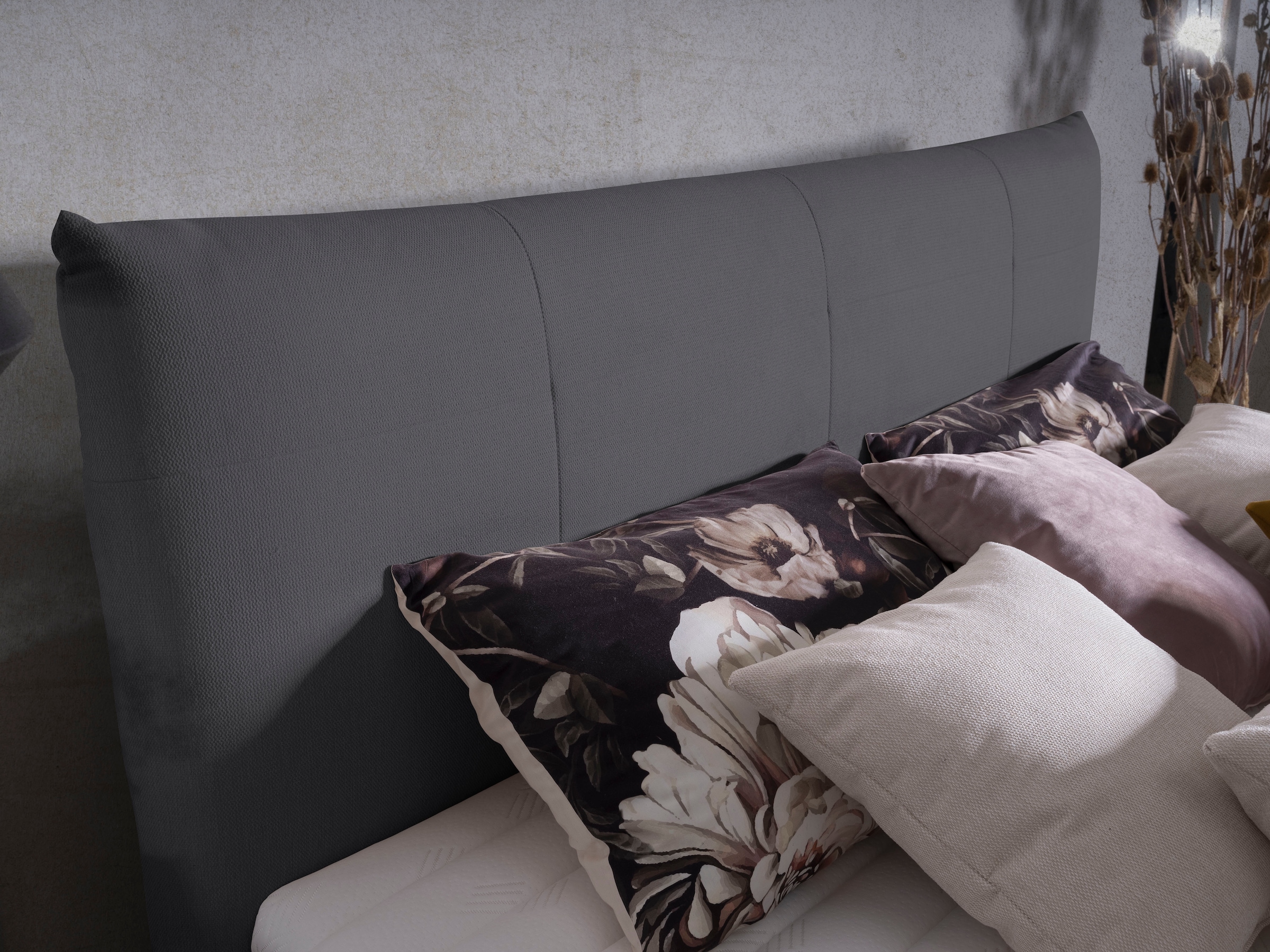 alina Boxspringbett »Luga«, 188 cm breit, inkl. Matratze und Komfortschaum-Topper