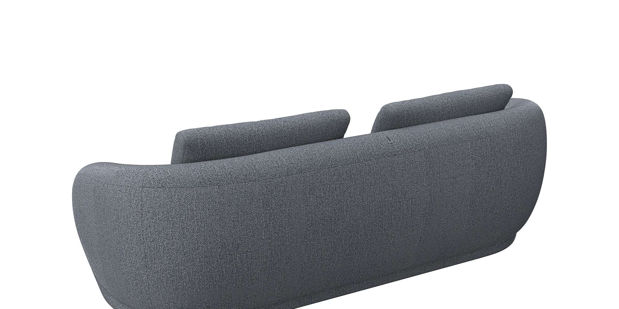 FLEXLUX 3-Sitzer »Torino, rund und bequem, Couch, Dreisitzer, OTTOs Choice«, Modernes, organisches Sofa-Design, Kaltschaum, Wellenunterfederung