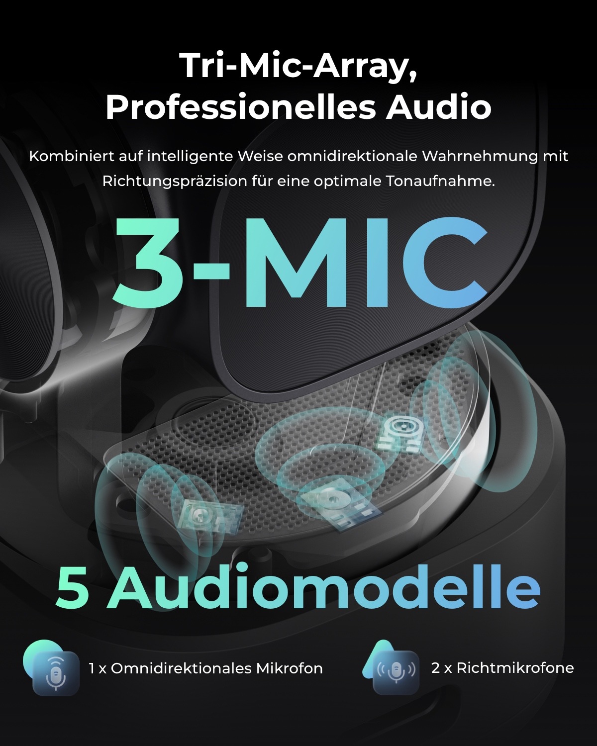 OBSBOT Webcam »OBSBOT TINY 3« 4K Ultra HD