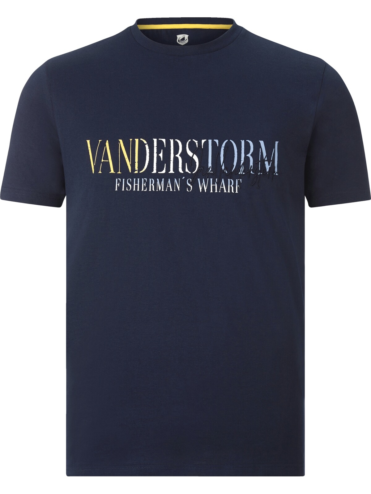 Jan Vanderstorm Rundhalsshirt »T-Shirt BERGTHOR«, (1 tlg.), mit großem Schriftzug-Aufdruck