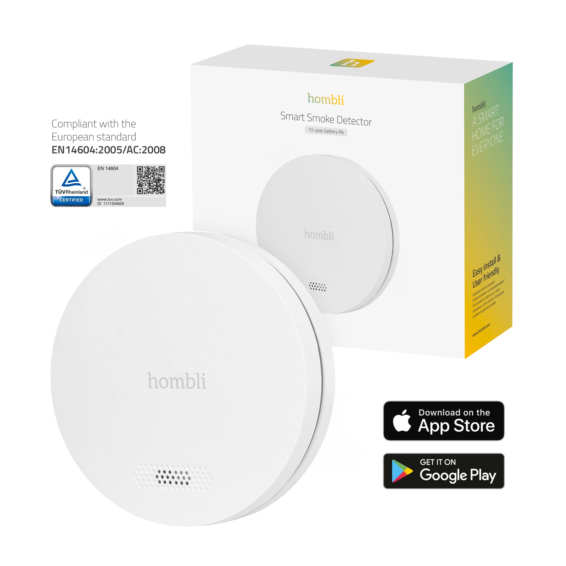 Hombli Sensor »smarter Rauchmelder«