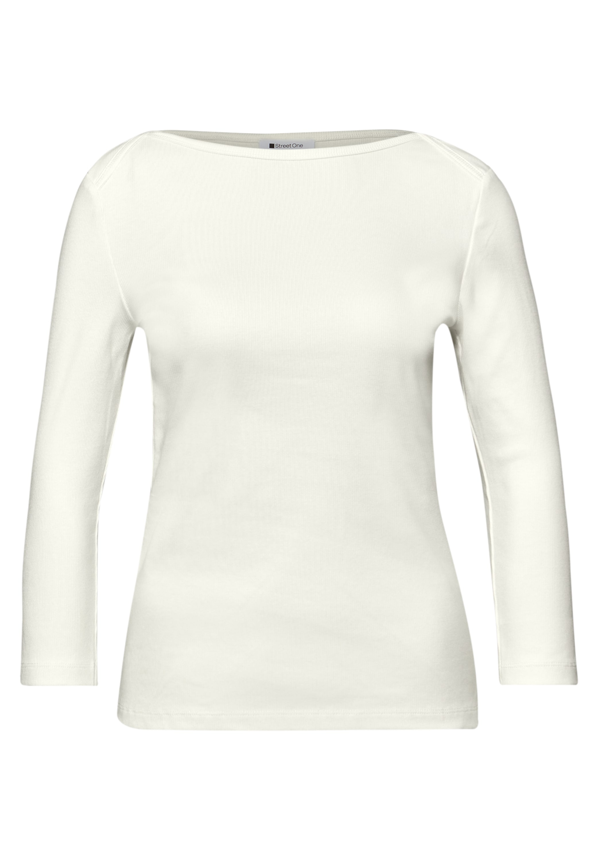 STREET ONE 3/4-Arm-Shirt in Rippstruktur