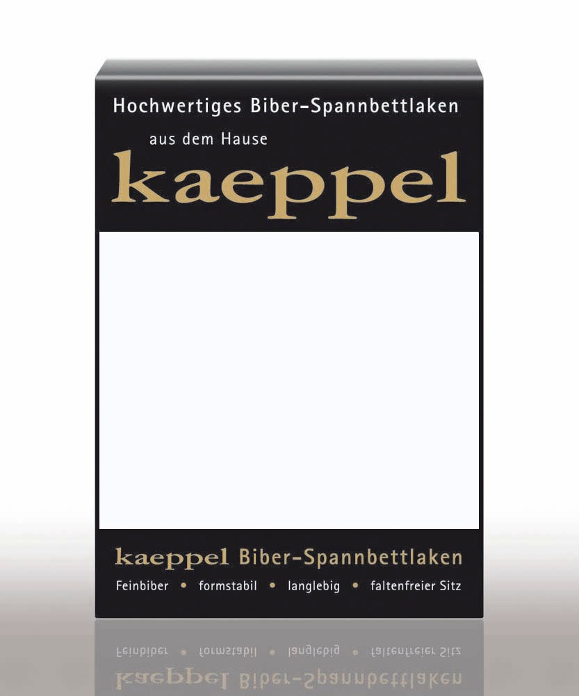 Kaeppel Spannbettlaken »Spannbettlaken Biber«, 100% Baumwolle, kuschelig weich ideal für Winter