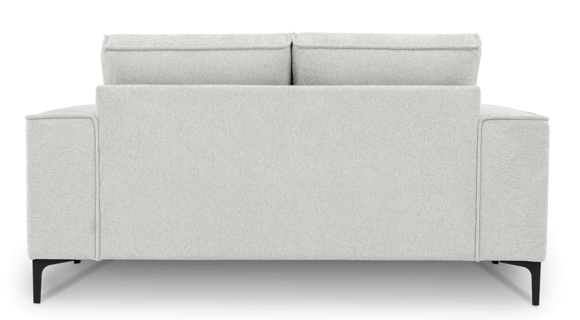OTTO home 3-Sitzer »OLAND Bouclé, Sofa, B: 224 cm, Skandi-Design« 164 cm, Wellenunterfederung, Skandi-Design, Metallfüße