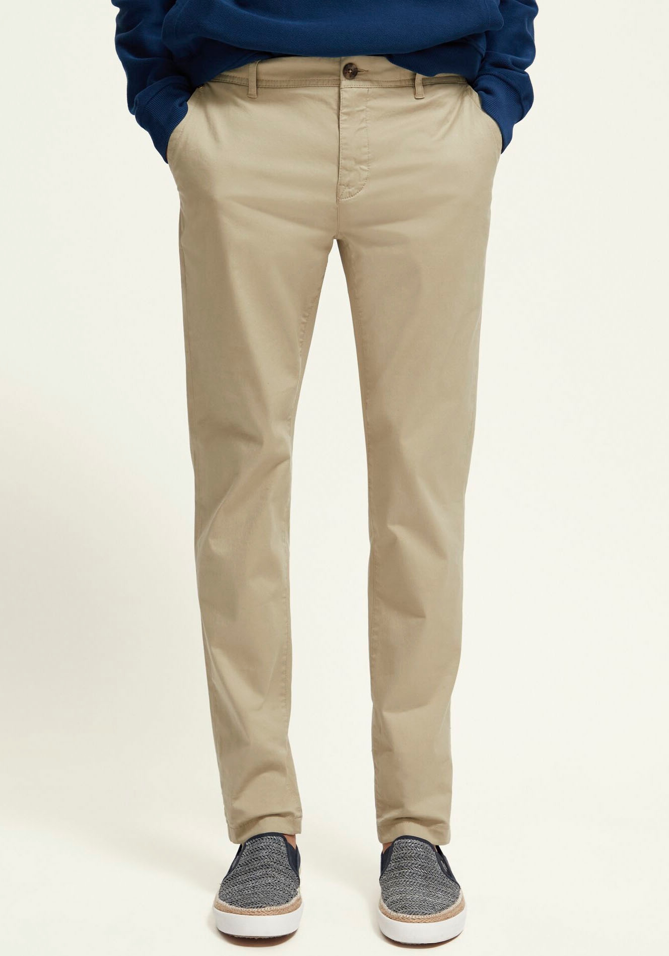 Chinohose »Essentials - Mott - Super Slim-Fit organic cotton chino«, mit...