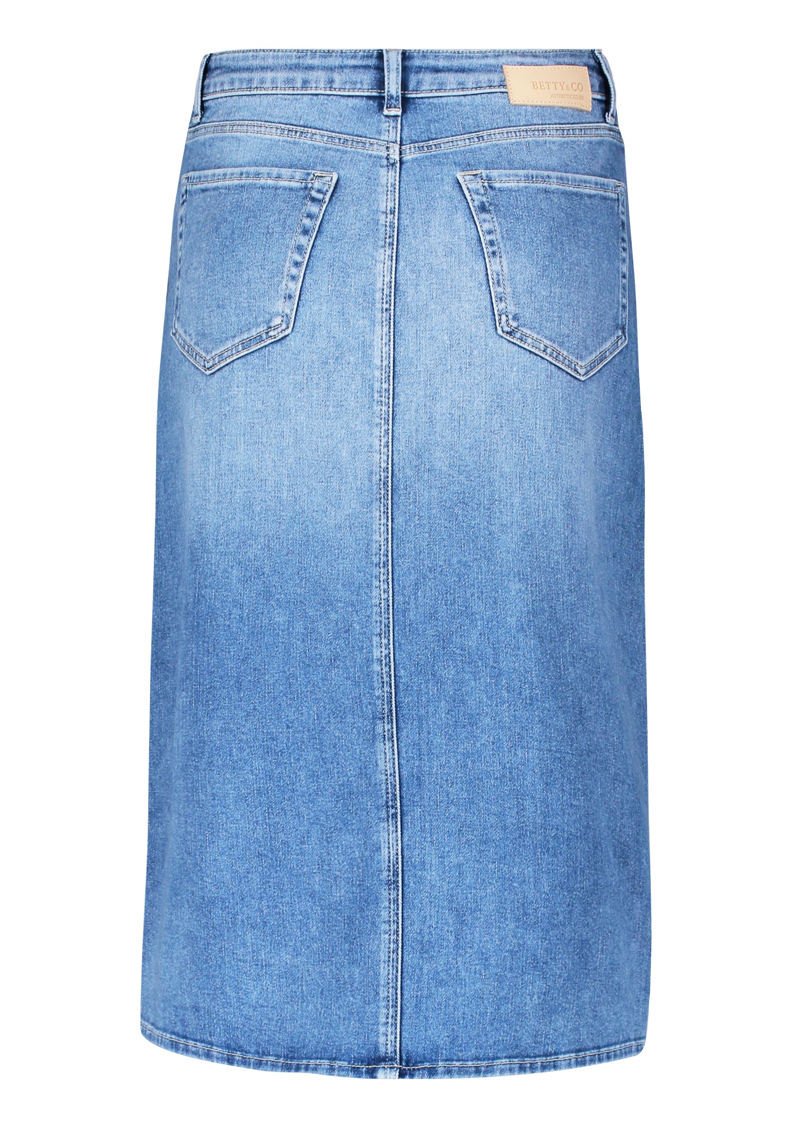 Betty&Co Jeansrock »Jeansrock mit Waschung«