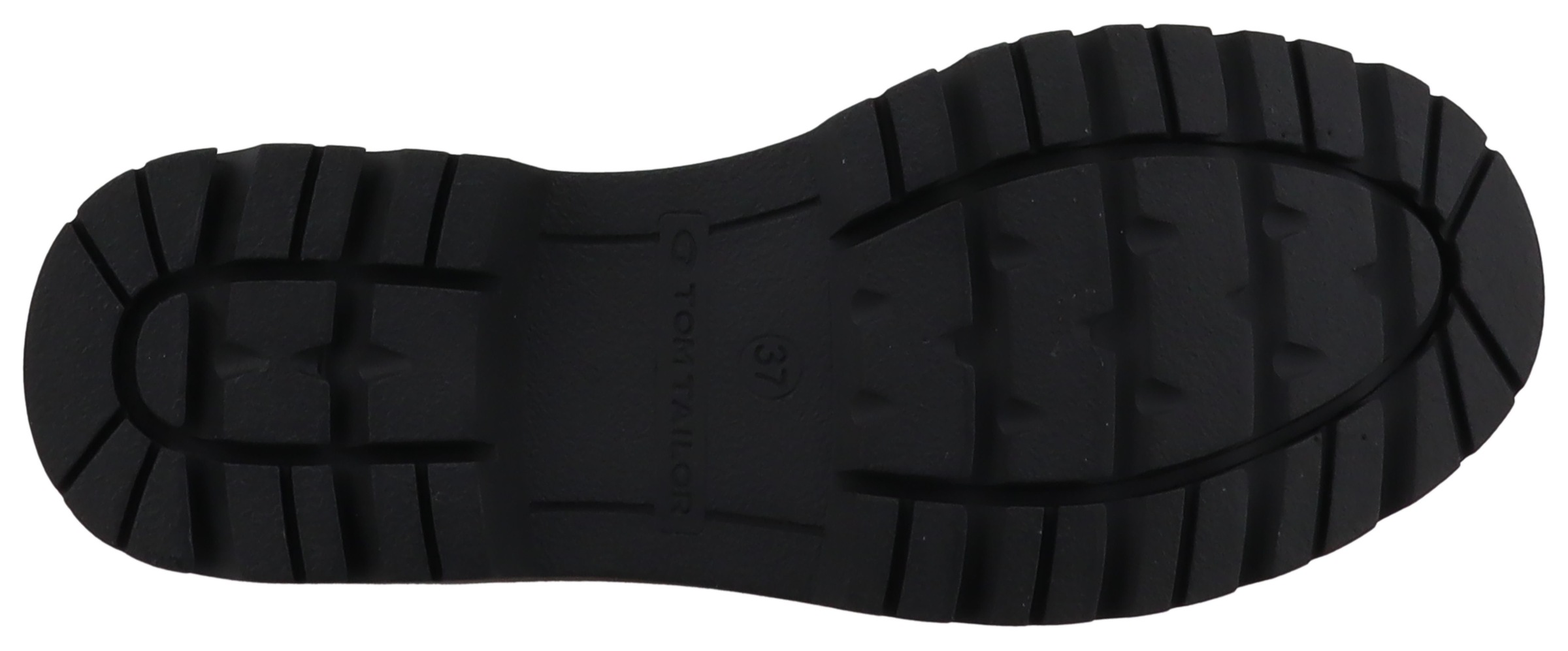 TOM TAILOR Reißverschlussstiefel  Langschaftstiefel mit Blockabsatz