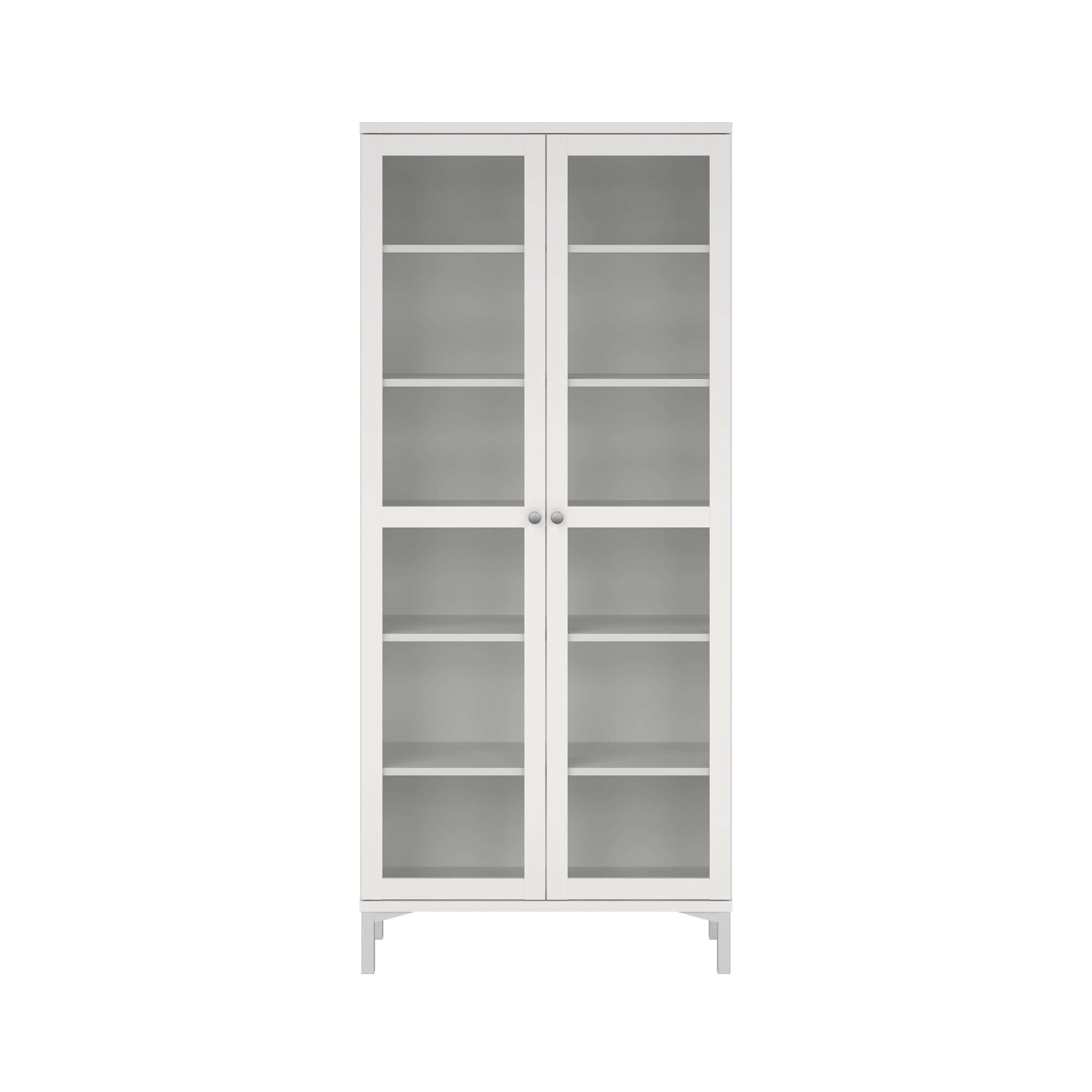 INOSIGN Vitrine »Roma Vitrinenschrank, Standvitrine, Glasvitrine, Schrank, Stauraum«, 2 Glastüren, Höhe 200 cm, 6 Fächer, Breite 89 cm