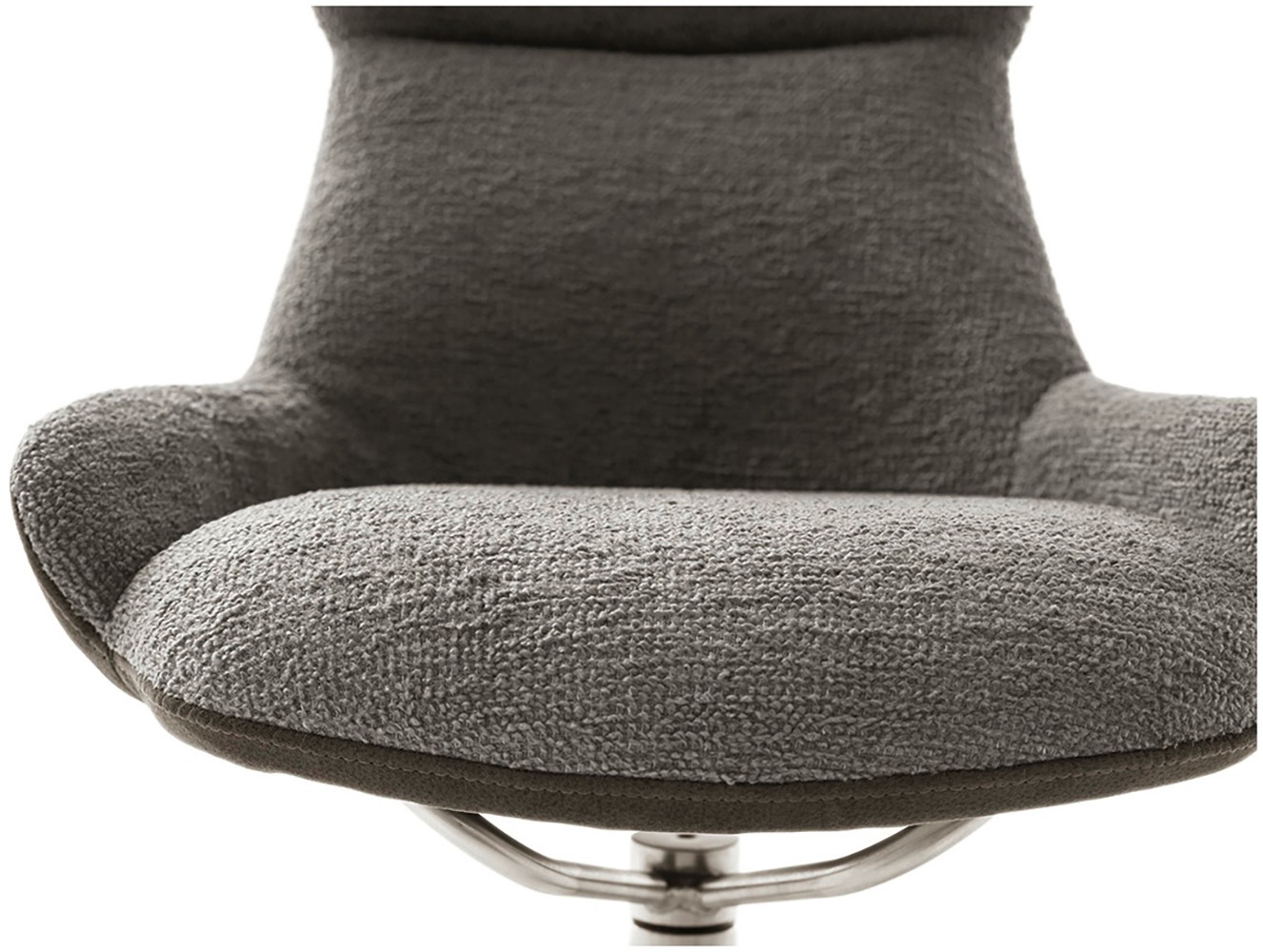 MCA furniture Esszimmerstuhl, Feingewebe, (2er-Set), drehbar 360°, Dreh- & Schwingfunktion, Sitzhöhe ca. 50 cm