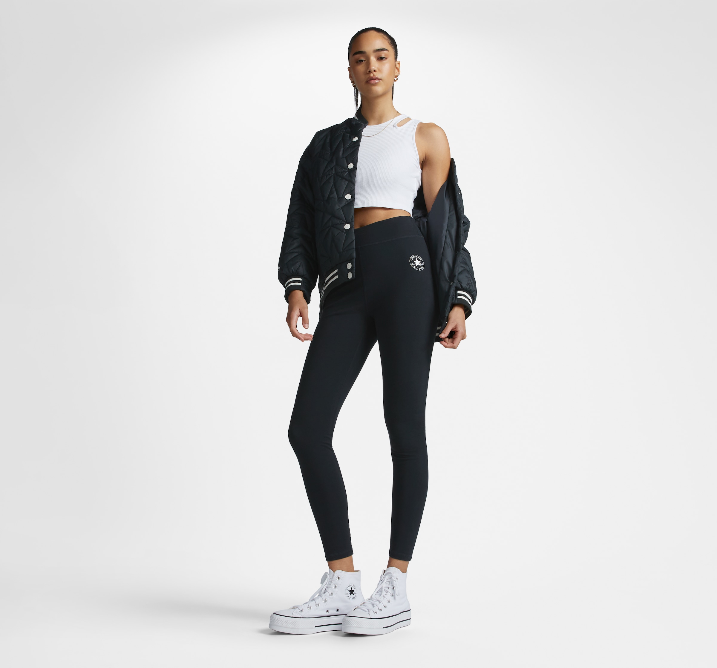 Converse Leggings »WOMEN'S CONVERSE RETRO CHUCK TAYLOR«, mit elastischem Bund