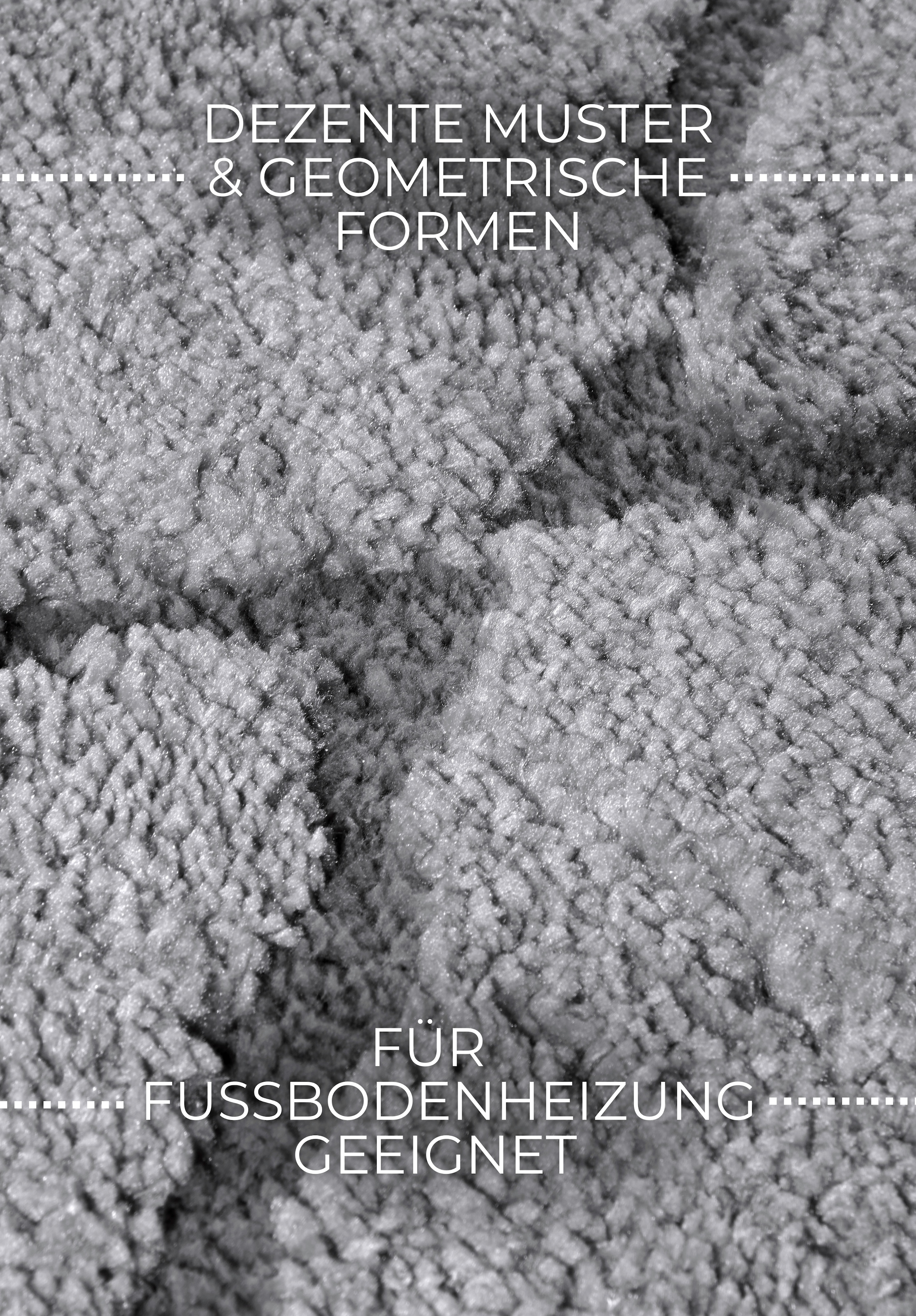 ELLE DECORATION Hochflor-Teppich »Perrotin«, rechteckig, Hochflor, Shaggy, flauschig, weich, Langflor, modern, Hoch Tief Effekt