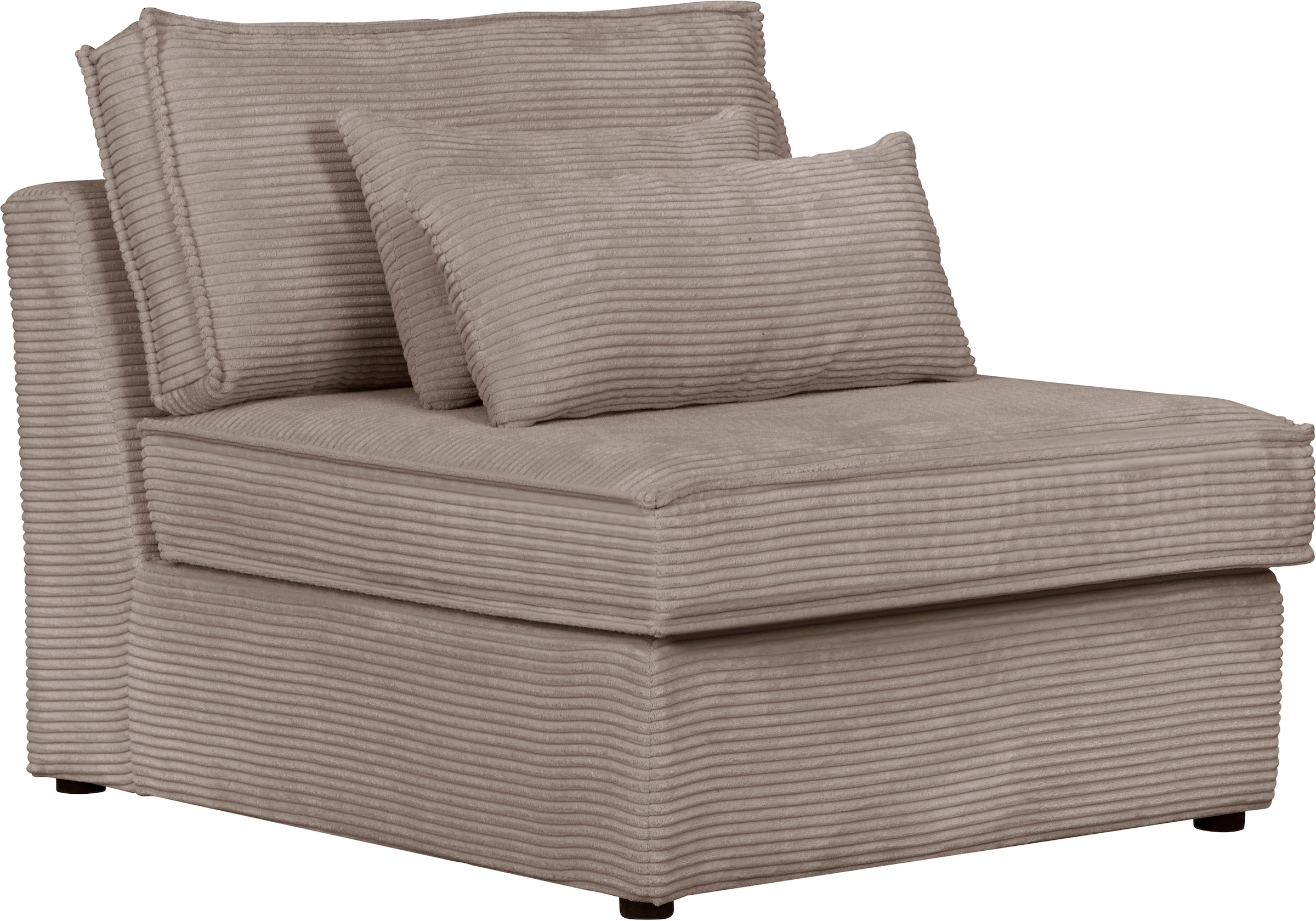 RAUM.ID Sofa-Mittelelement »Florid«, eines kaufen Rechnung auf fester auch Cord Modulsofas, als Sitzkomfort, in Teil