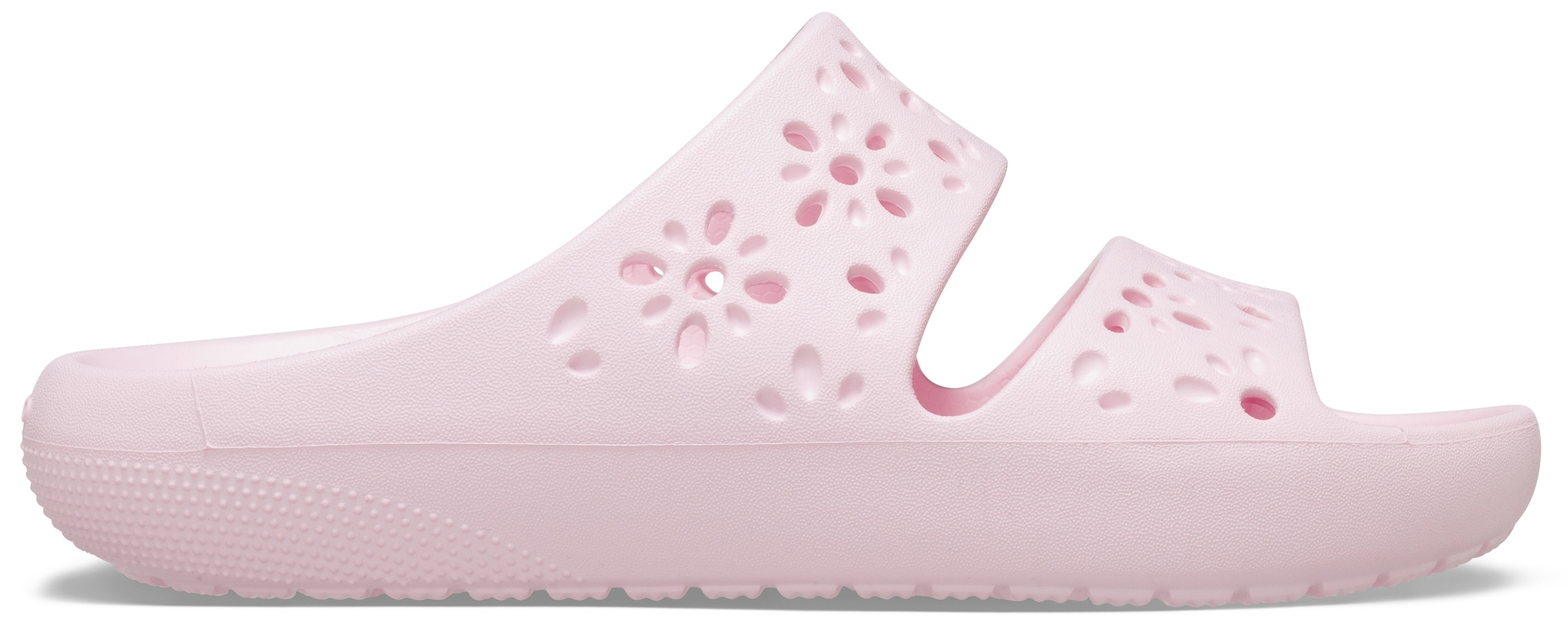 Crocs Badepantolette »Classic Floral Cut Out Sandal«, Sandale, Sommerschuh, Pool Slides mit genoppter Innensohle