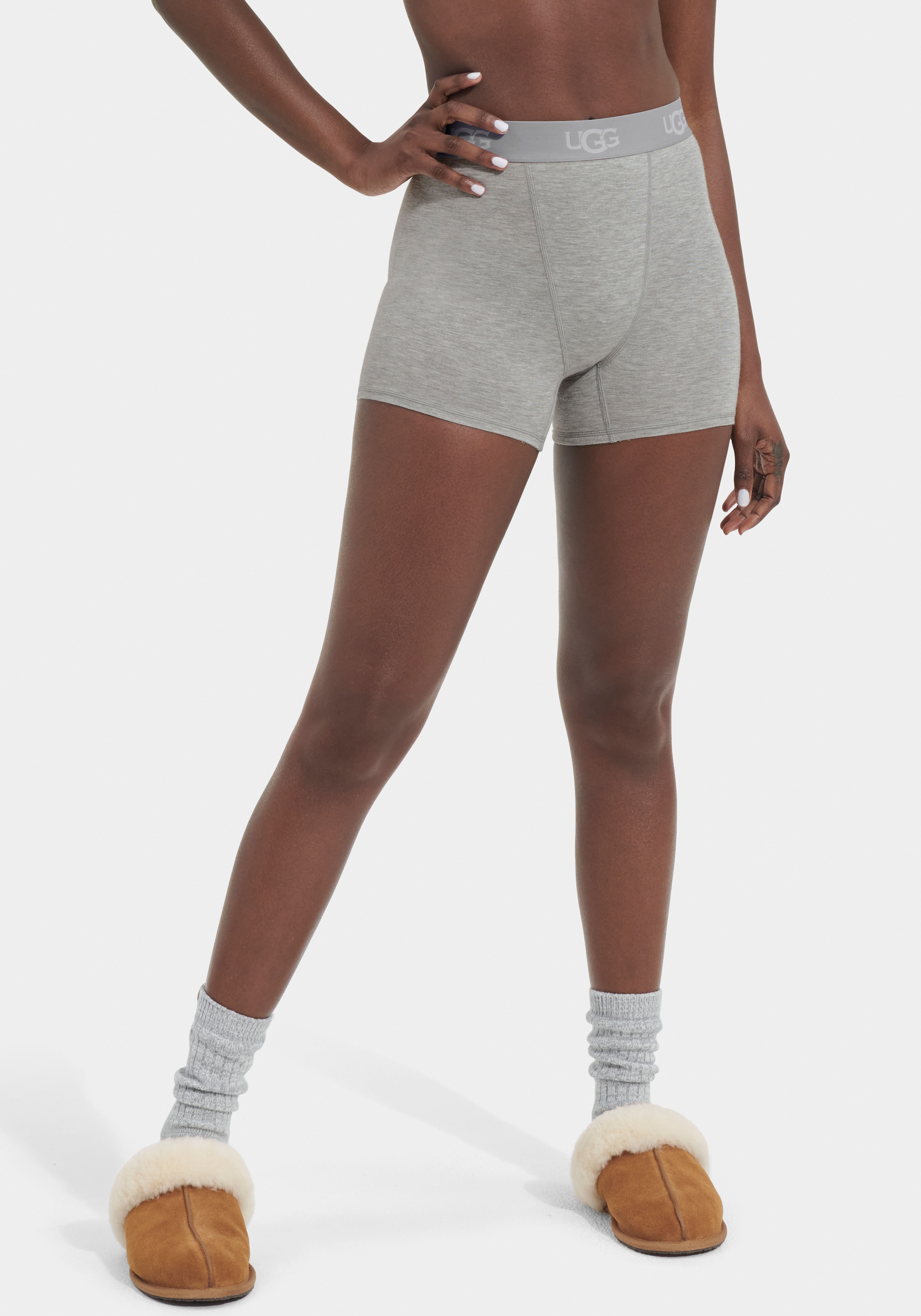 UGG Boxershorts »Alexiah Boy Short«, mit elastischem Logo-Bund