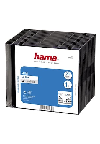 Hama CD-Slim-Box, 20er-Pack, Schwarz, Vorratspack kaufen