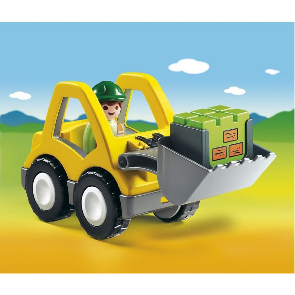 Playmobil® Konstruktions-Spielset »Radlader (6775), Playmobil 1-2-3«