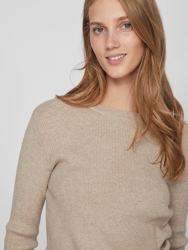 Vila Rundhalspullover »VICOMFY O-NECK L/S KNIT TOP/SU - NOOS«