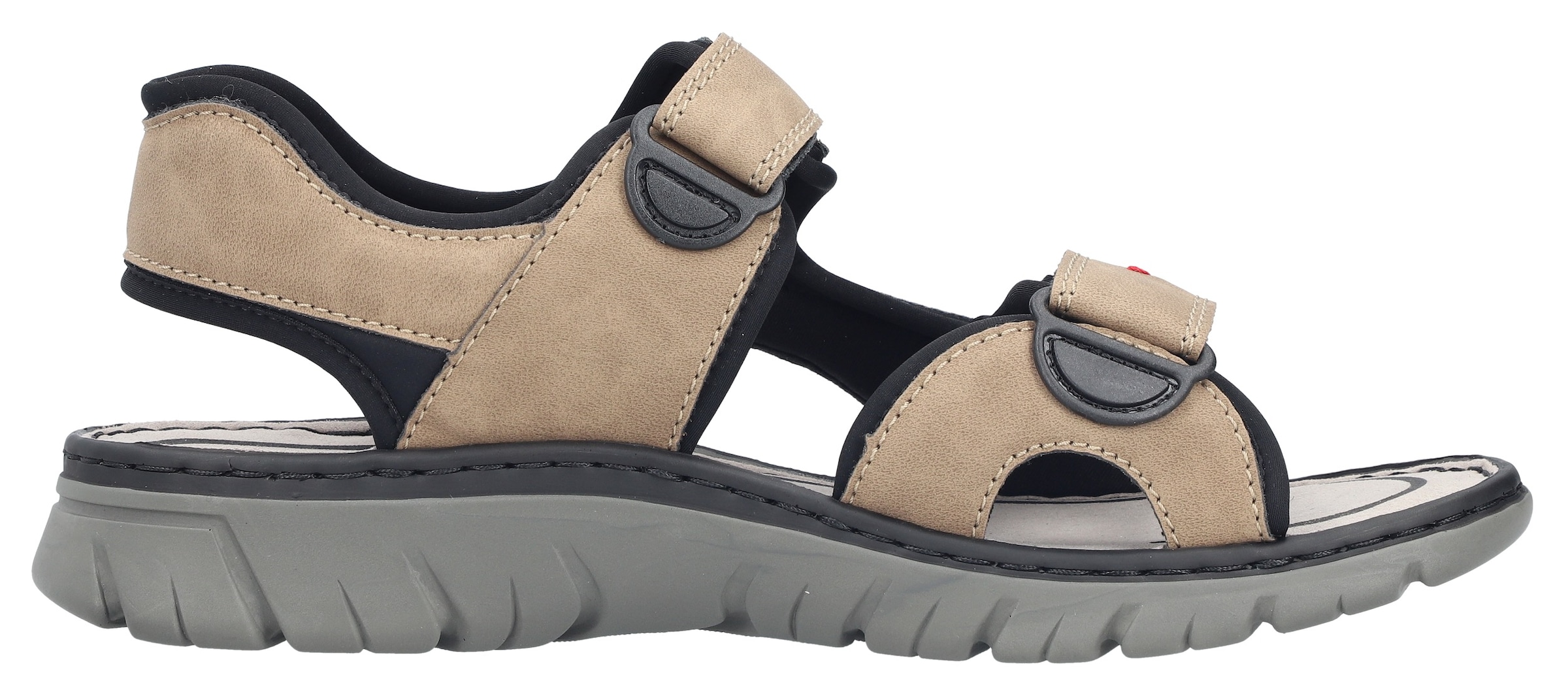 Rieker Sandale  Sommerschuh, Klettschuh, Outdoorsandale, in Trekking-Optik