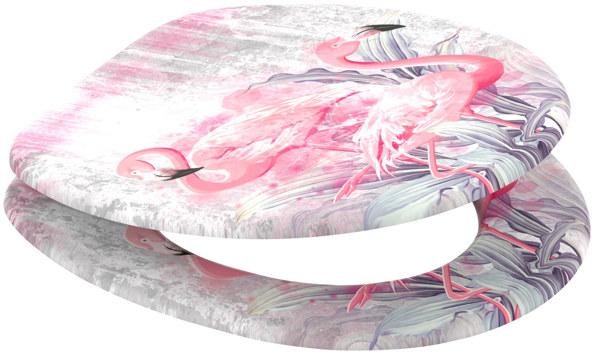 Sanilo WC-Sitz »Flamingo«, mit Absenkautomatik, BxL: 37,7 x 42,0 - 47,0 cm