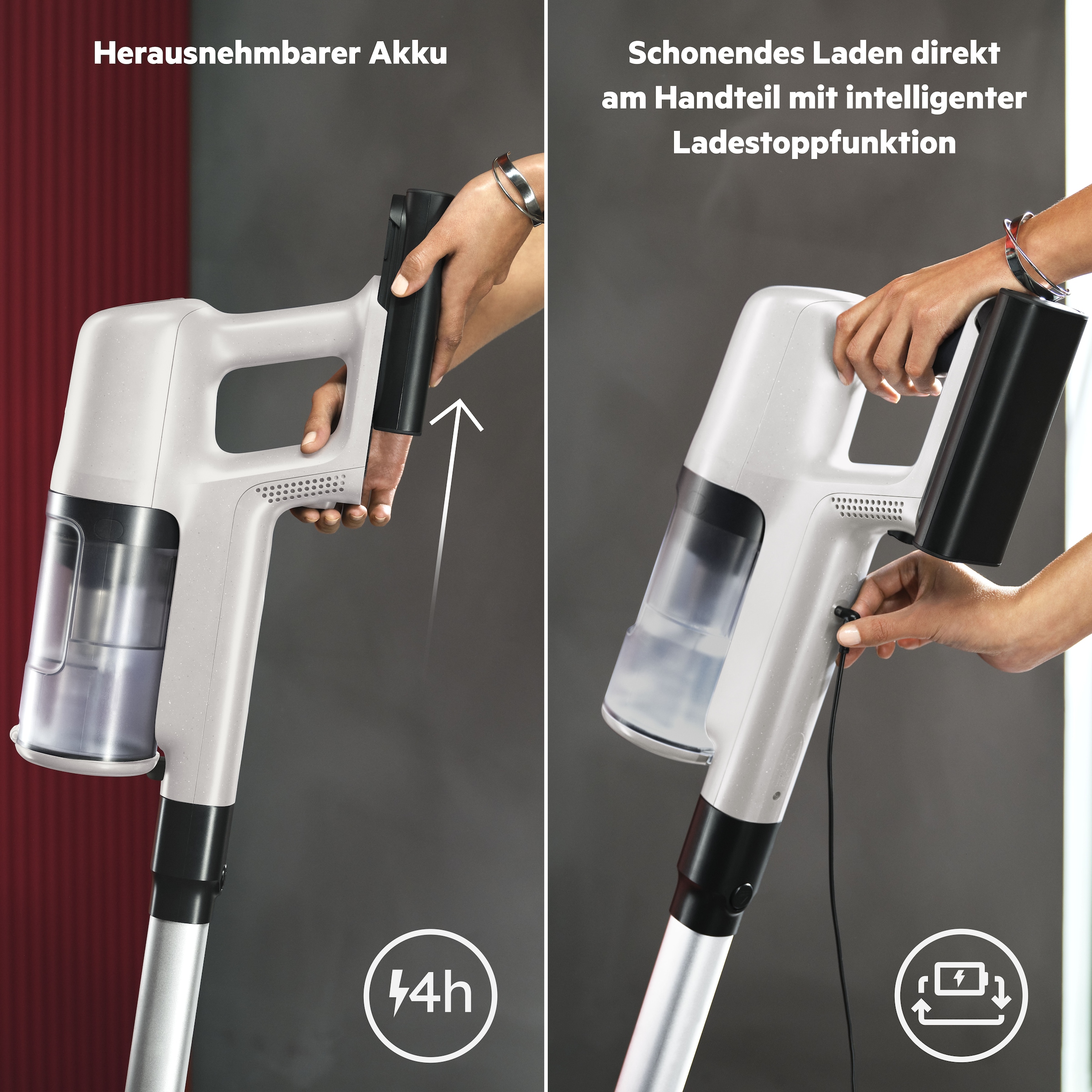 AEG Akku-Hand-und Stielstaubsauger »6000 AKKU-STAUBSAUGER (AP61HB21SH)«, sehr leicht 2,5 kg, 53 % Recyclingmaterial, bis zu 50 Min. Laufzeit