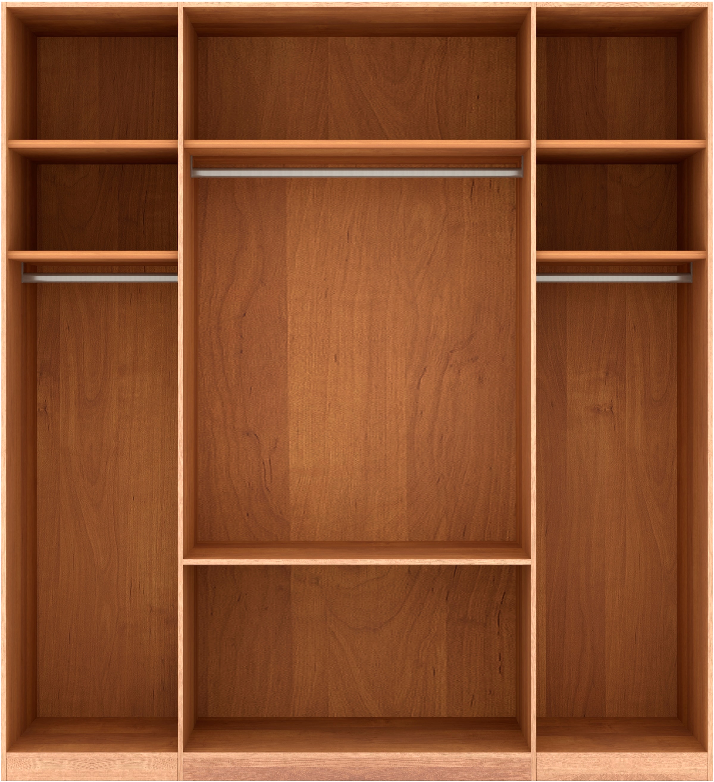 Musterring Drehtürenschrank »Sorrent, Kleiderschrank, teilmassiv Eiche«, (mit Türdämpfern, mit Schubladen, extra Böden, MADE IN GERMANY), Türen in Eiche massiv und als Parsol-Bronze-Spiegel, mit Schubkästen