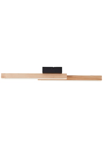 LED Deckenleuchte »Arion«, 62 x 7 x 12 cm, 1500 lm, 3000 K, Holz/Metall, schwarz/holz...