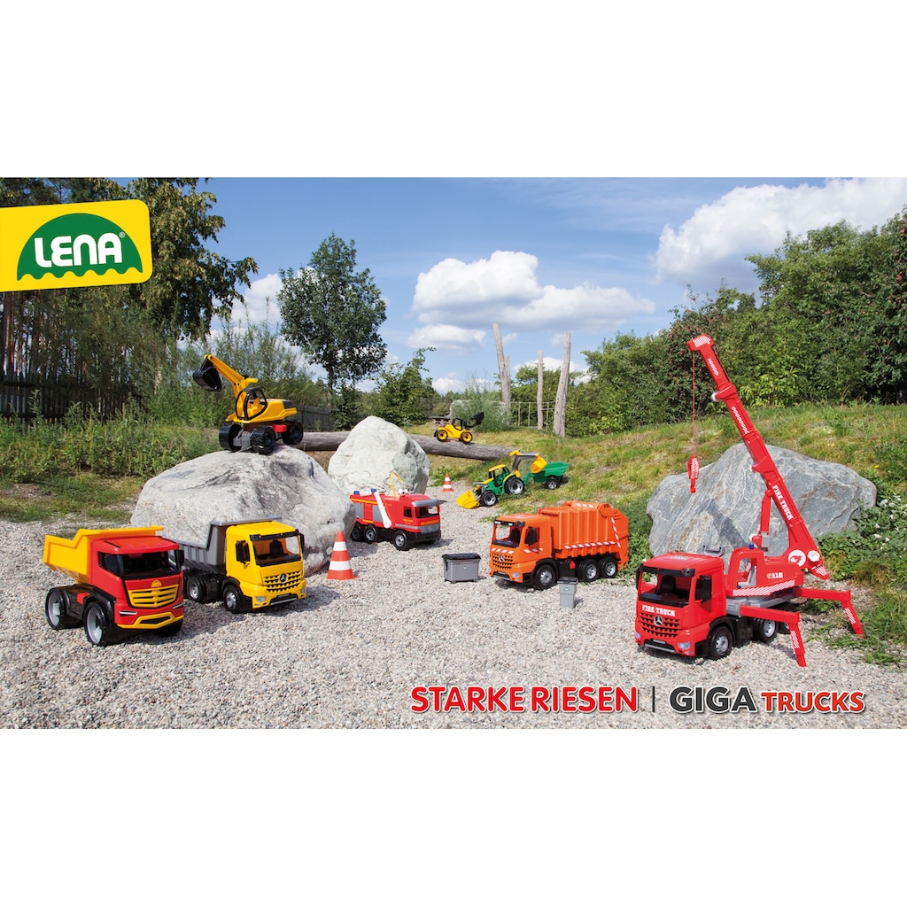 Lena® Spielzeug-Müllwagen »GIGA TRUCKS, Müllwagen«, Made in Europe