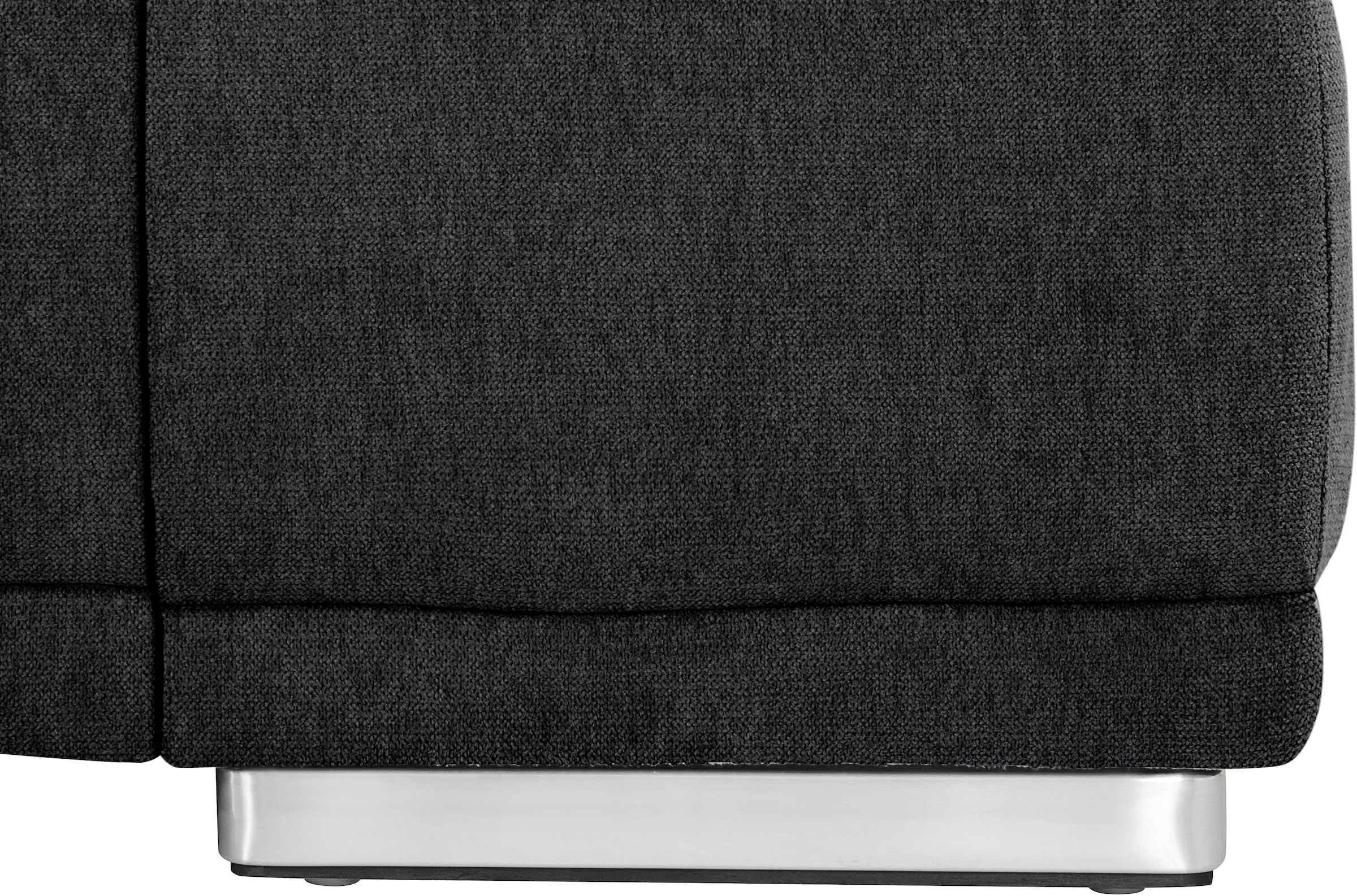 COTTA Ecksofa »Holiday L-Form mit Sitztiefen-, Armteil- und Kopfteilverstellung«, wahlweise mit Bettfunktion & Bettkasten