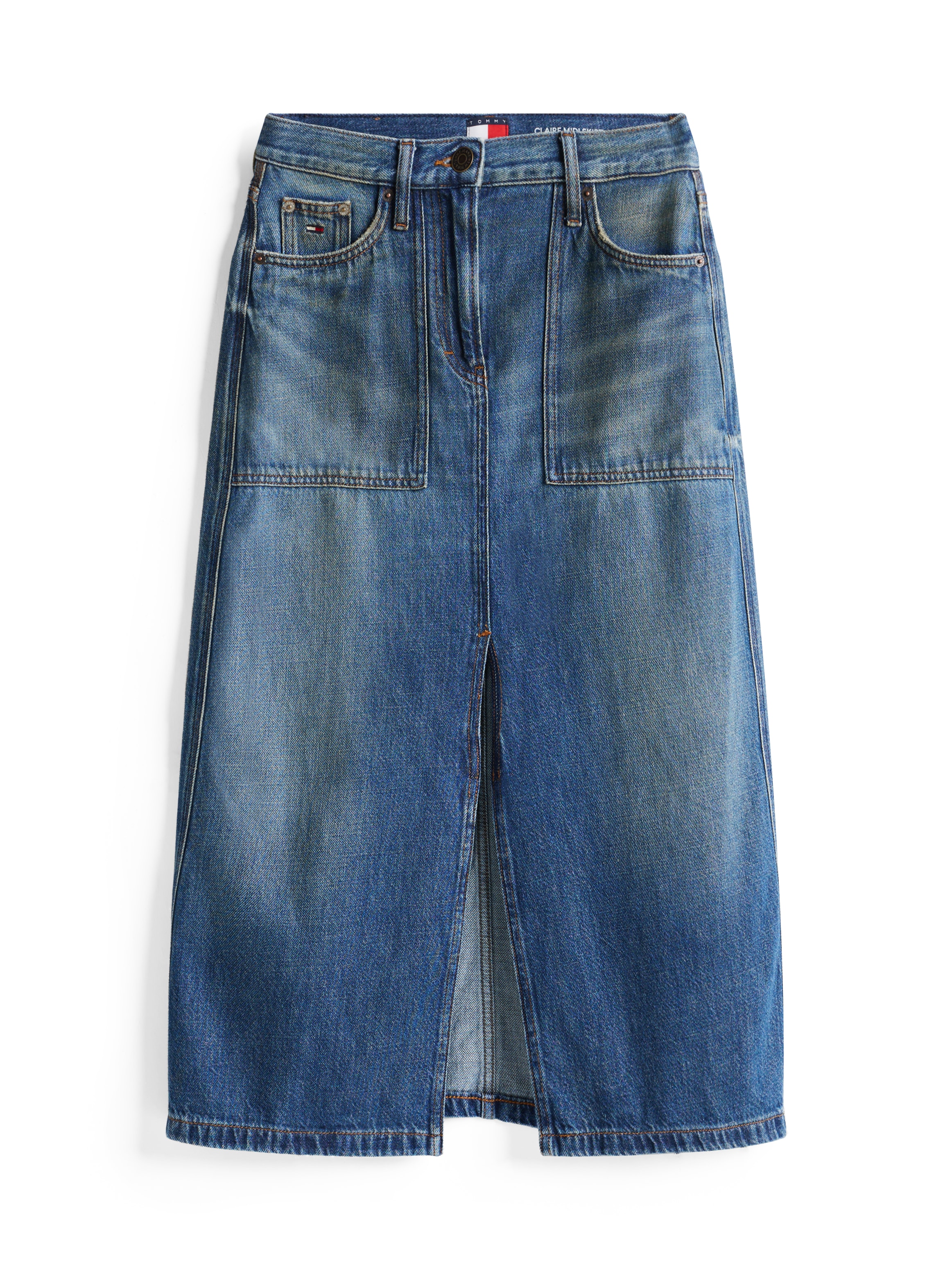 Tommy Jeans Jeansrock »CLAIRE MIDI SKIRT UTILITY CI2037«