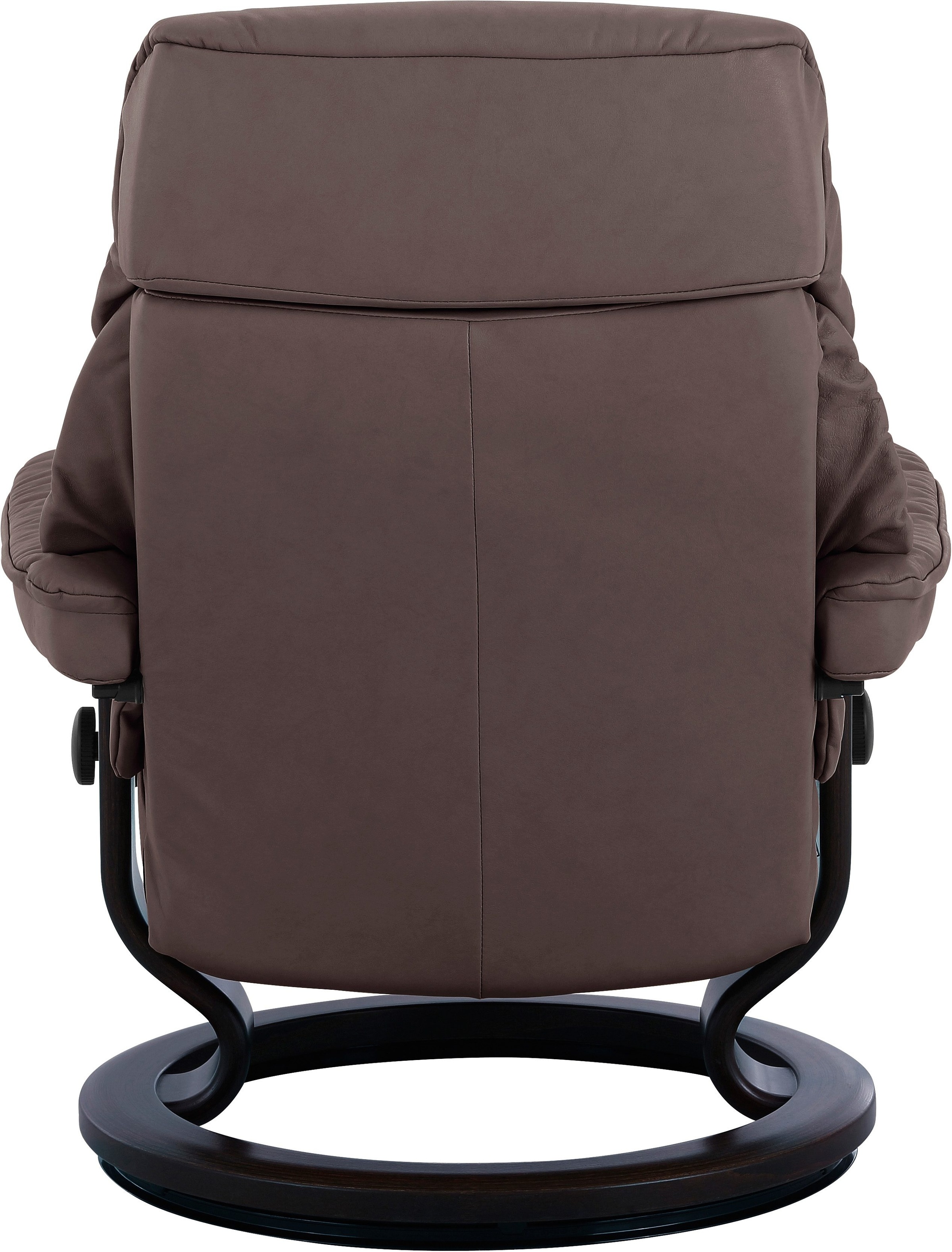 Stressless® Relaxsessel »Ruby« Set, Relaxsessel mit Hocker,  mit Classic Base, Größe L, Gestell Eiche, Wenge, Braun & Schwarz