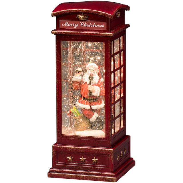 KONSTSMIDE LED Laterne »Weihnachtsdeko rot«, 1 flammig-flammig, LED  Telefonzelle mit Weihnachtsmann online kaufen | mit 3 Jahren XXL Garantie