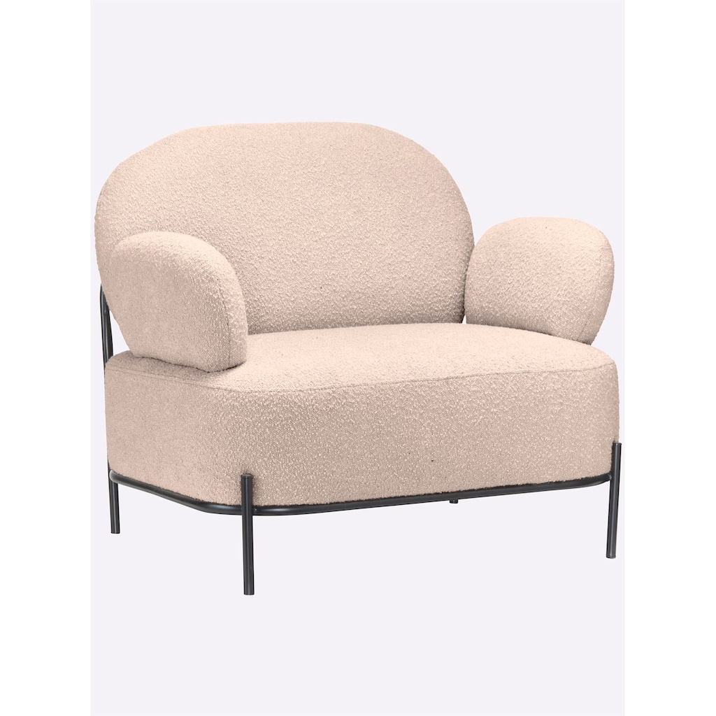 heine home Sessel, (1 St.) Stoffbezug Bouclé