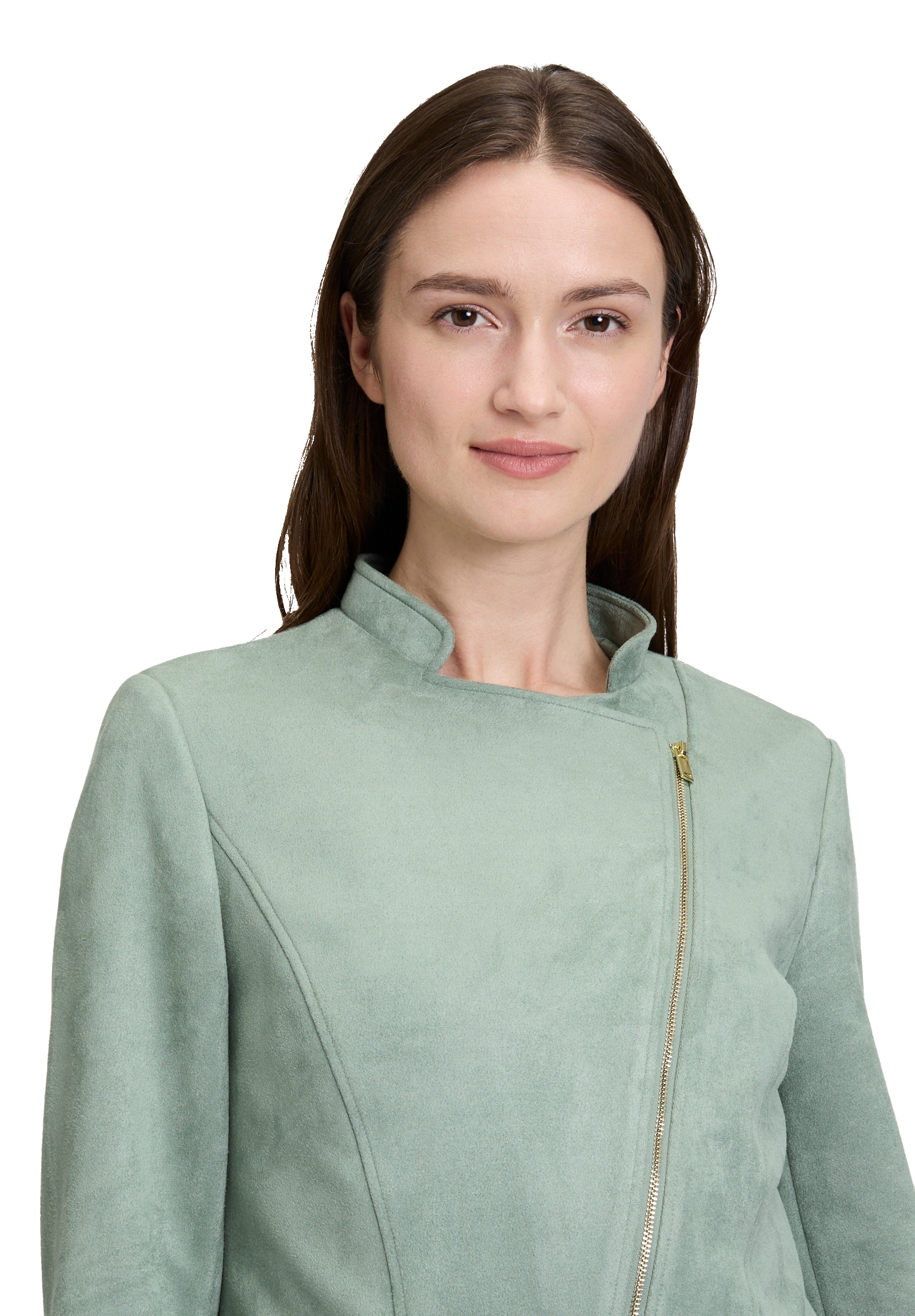 Betty&Co Jackenblazer »Bikerjacke mit Stehkragen«