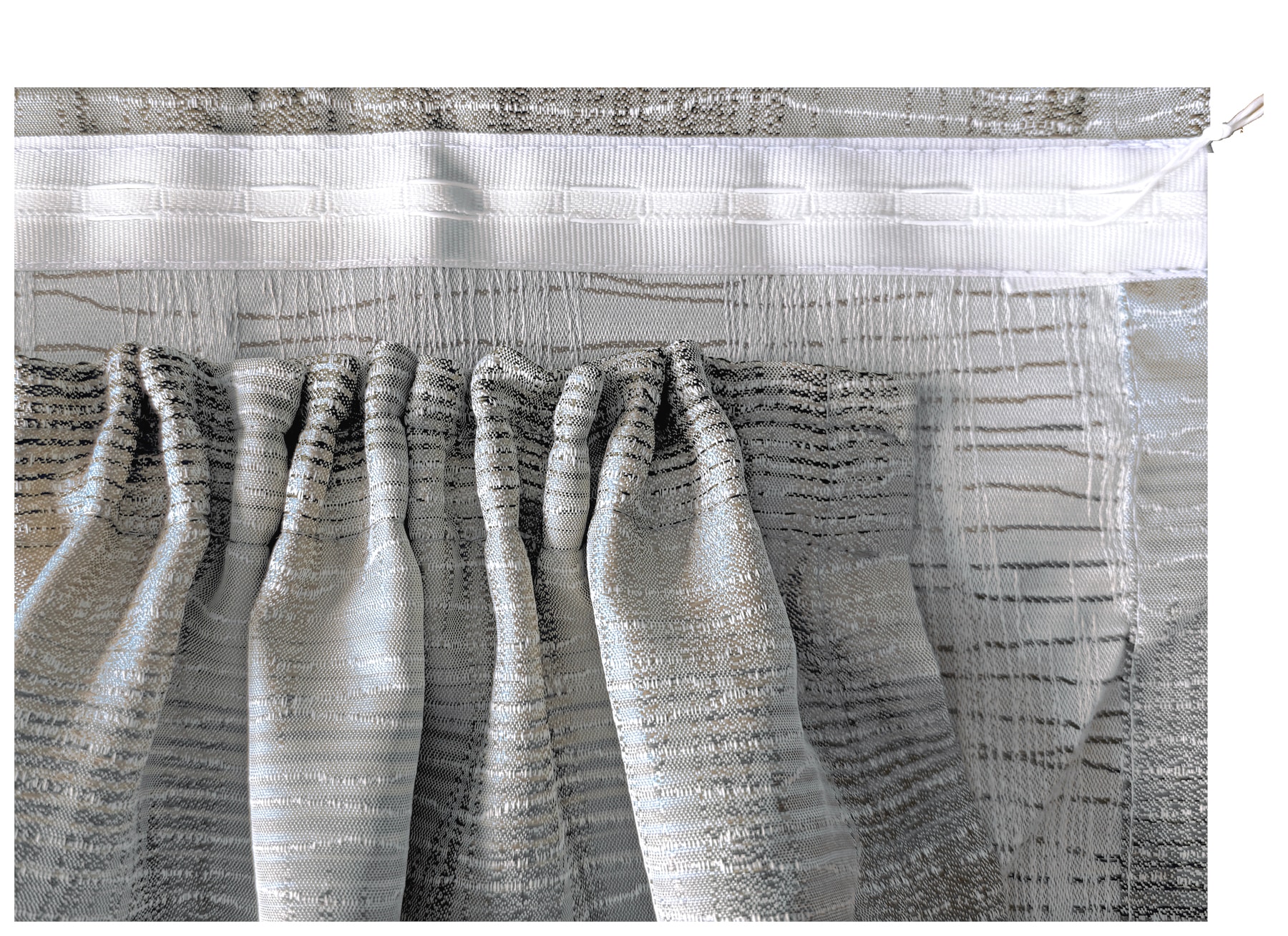 Weckbrodt Vorhang »Kilian« Kräuselband 2 Stk. tlg. Gardine, Store, Dekoschal, blickdicht