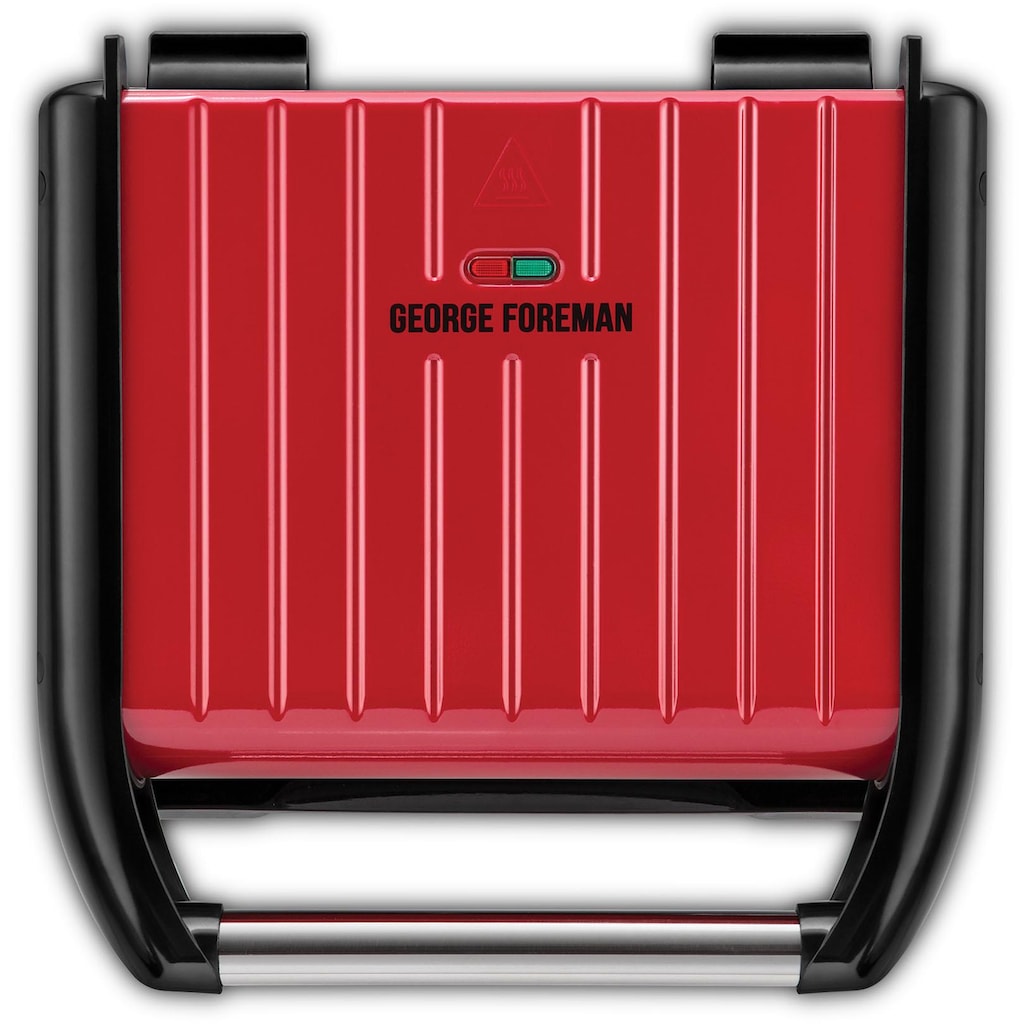 George Foreman Kontaktgrill »Steel Familiy Fitnessgrill Rot 25040-56«, 1650 W