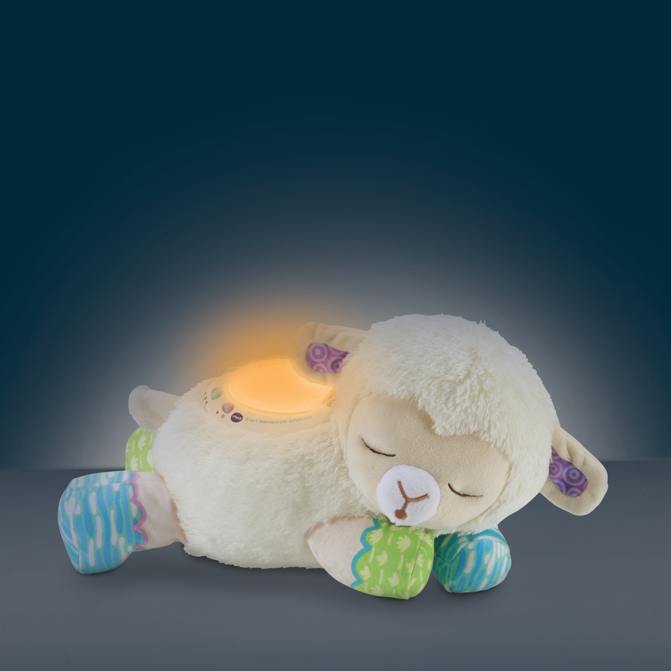 Vtech® Kuscheltier »Vtech Baby, 3in1 Sternenlicht-Schäfchen«, mit Licht- und Soundeffekten