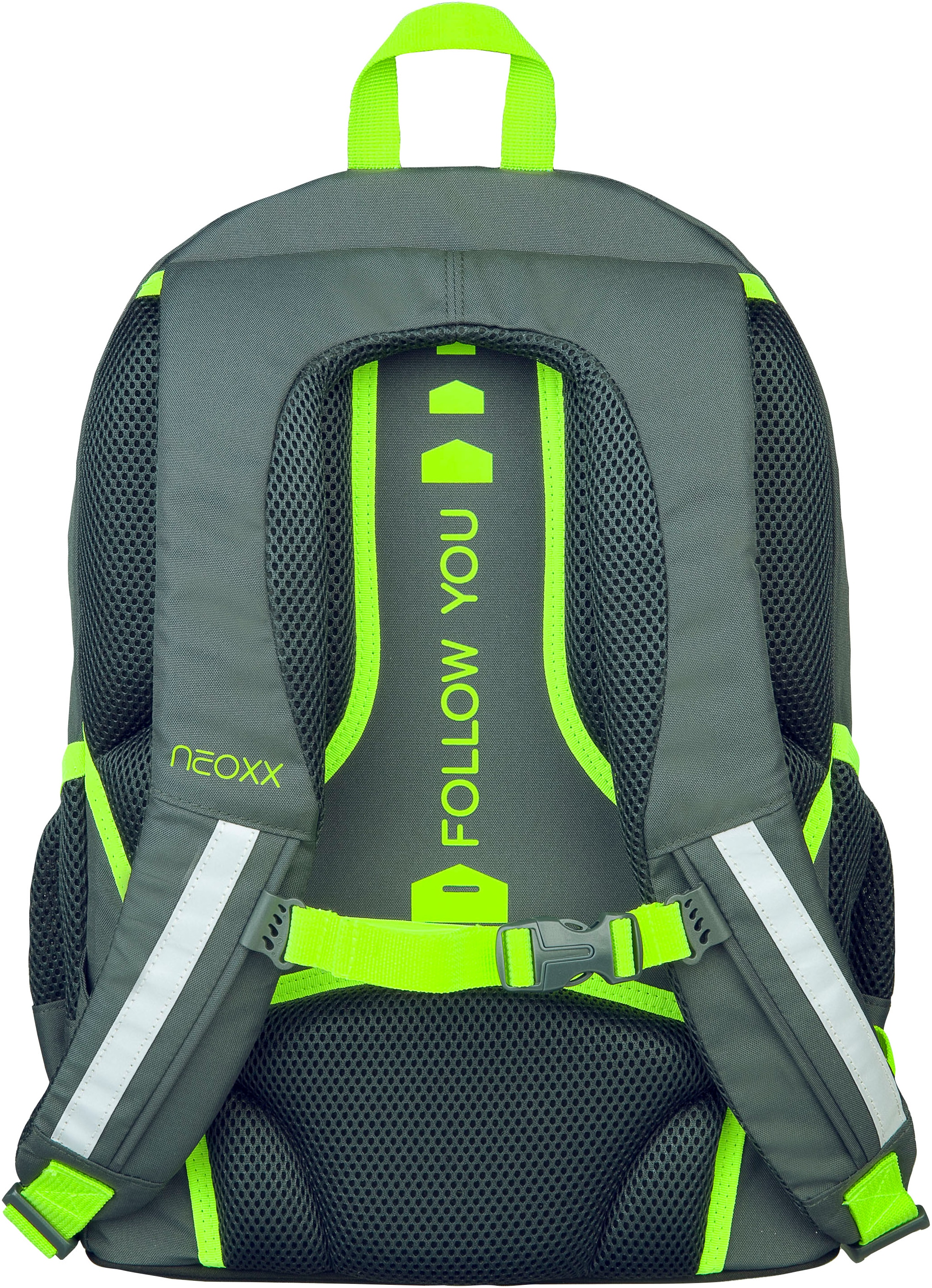 neoxx Schulrucksack »Flow, Boom«, teilweise aus recyceltem Material
