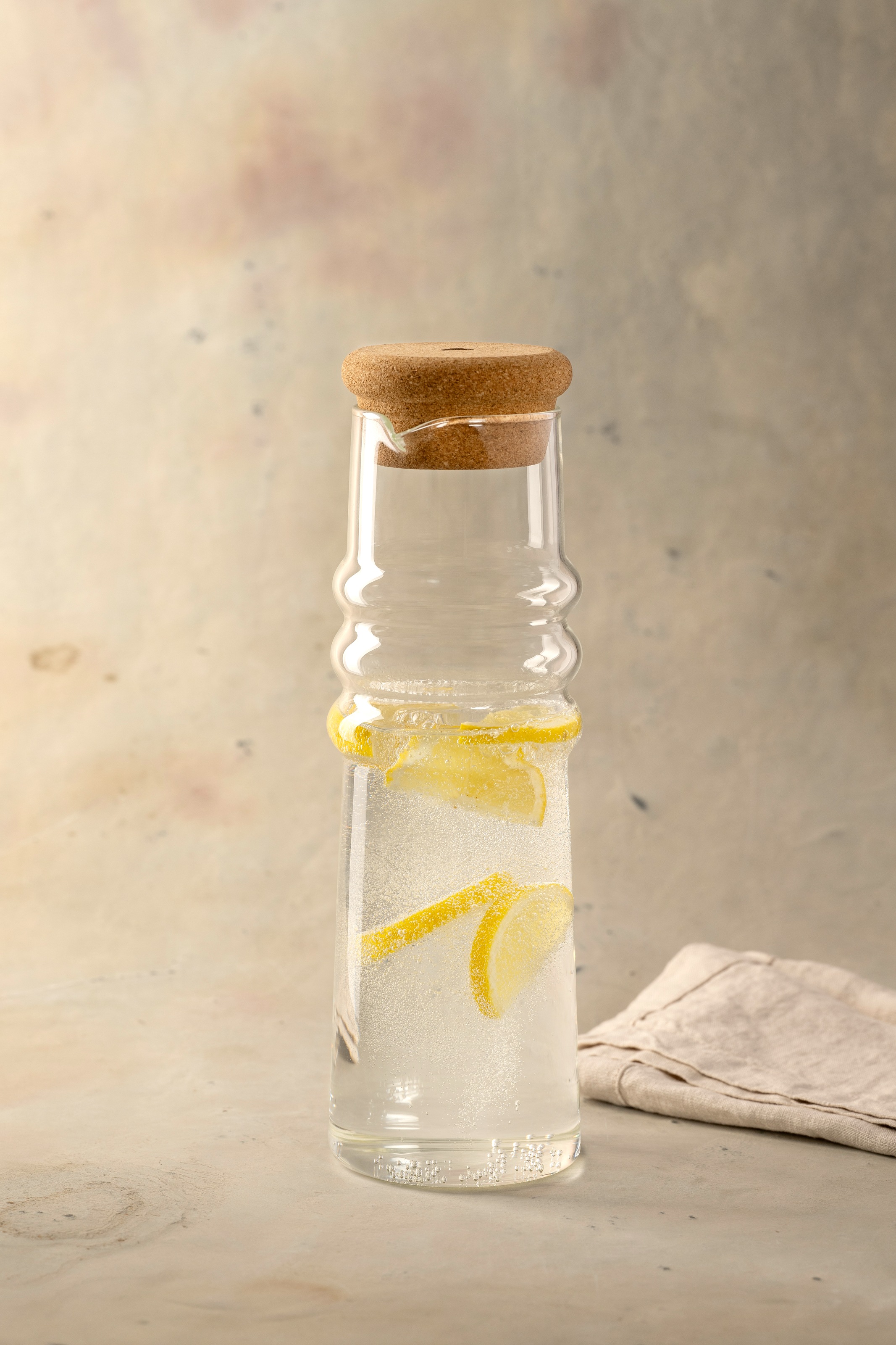 LEONARDO Karaffe »SOLE, 900 ml, mit Korkstopfen« spülmaschinenfest