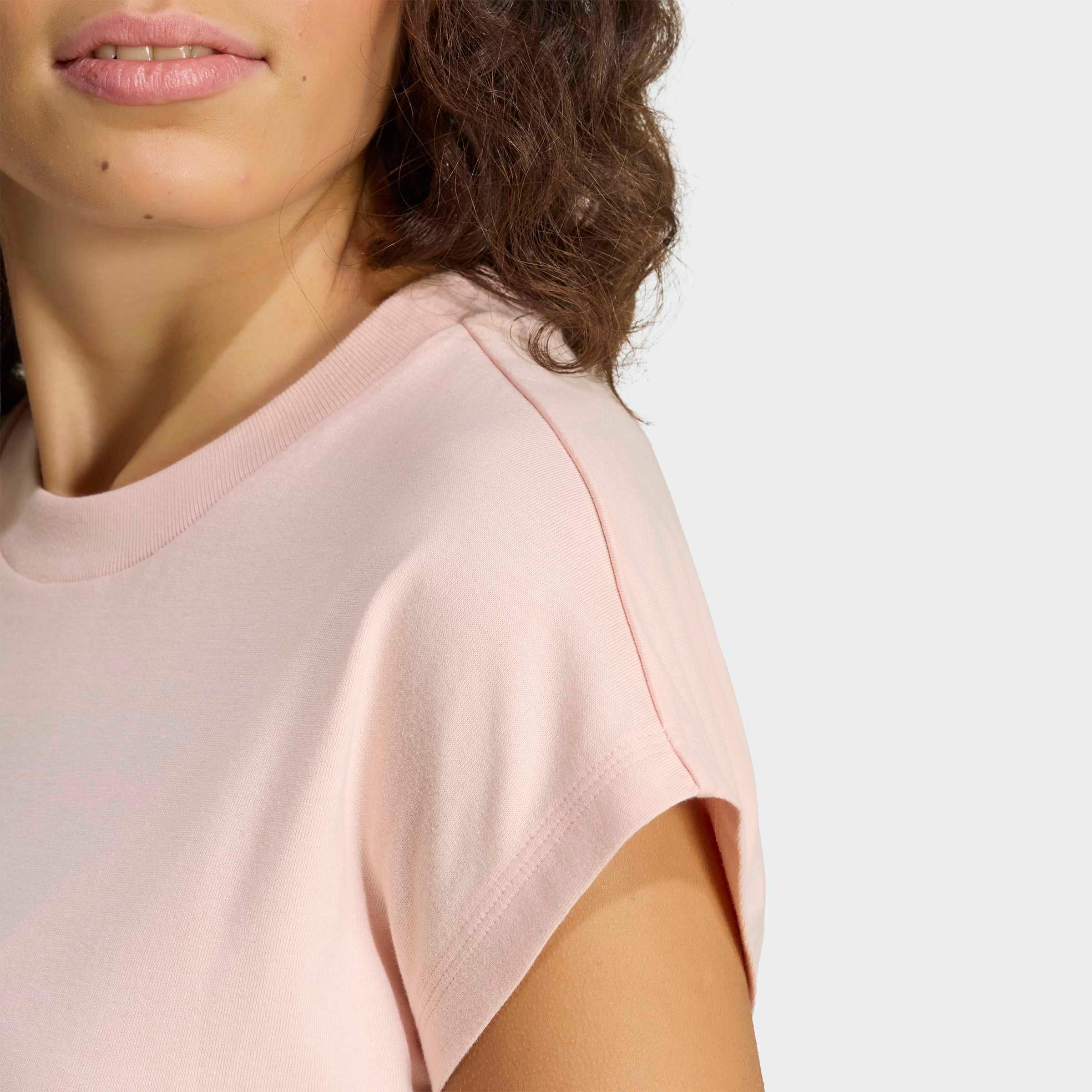 adidas Sportswear T-Shirt »W LIN SJ T« sportlicher Stil, Kurzarm, ohne Verschluss, aus Baumwolle
