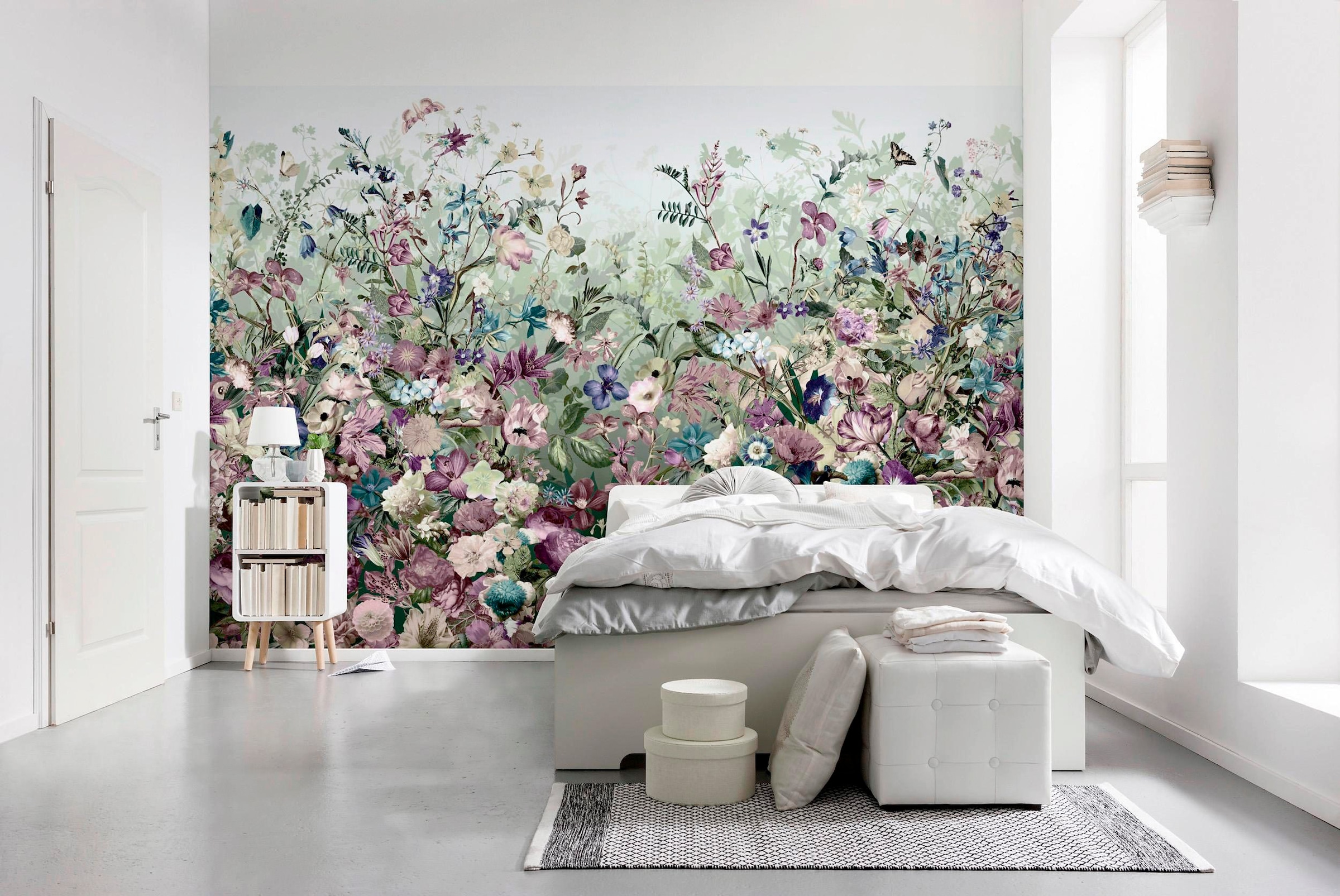 Komar Vliestapete »Vlies - Botanica - Größe 368 x 248 cm«, bedruckt, Wohnzimmer, Schlafzimmer