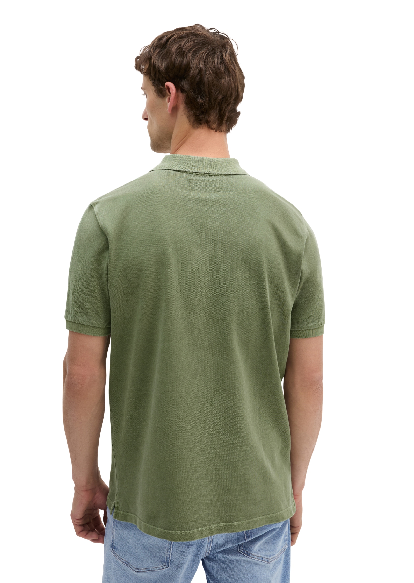 Marc O'Polo Poloshirt Piqué regular garment-dyed aus Bio-Baumwolle