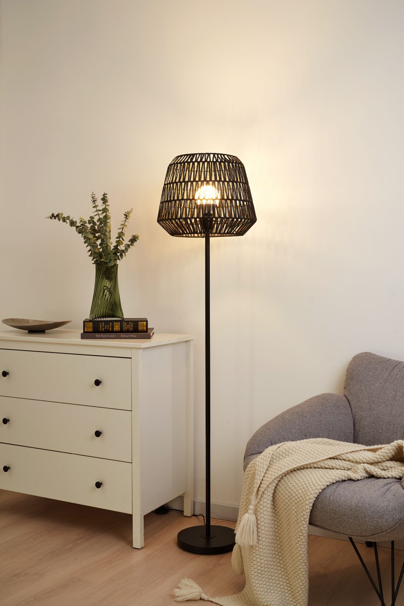 Pauleen Stehlampe »Timber Pearl«, 1 flammig, Leuchtmittel E27 | ohne Leuchtmittel, E27