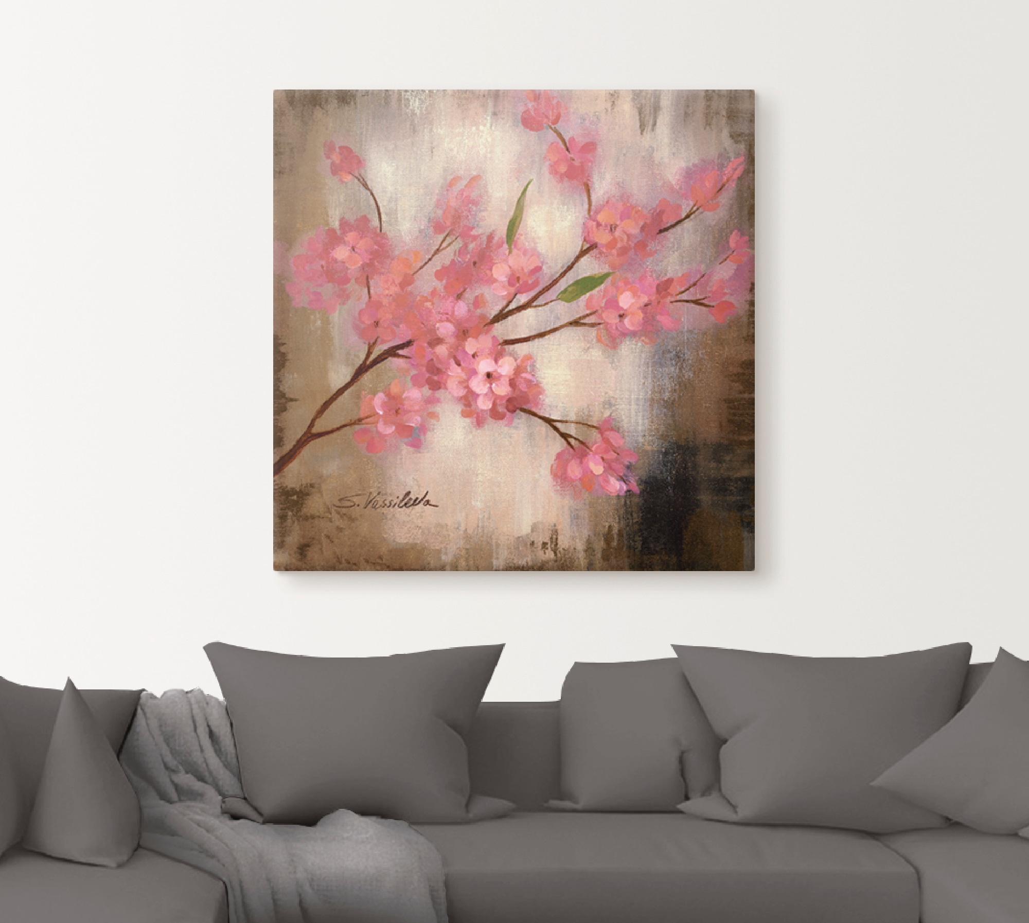 Artland Leinwandbild »Kirschblüte I« 1 Stk. tlg. auf Keilrahmen gespannt