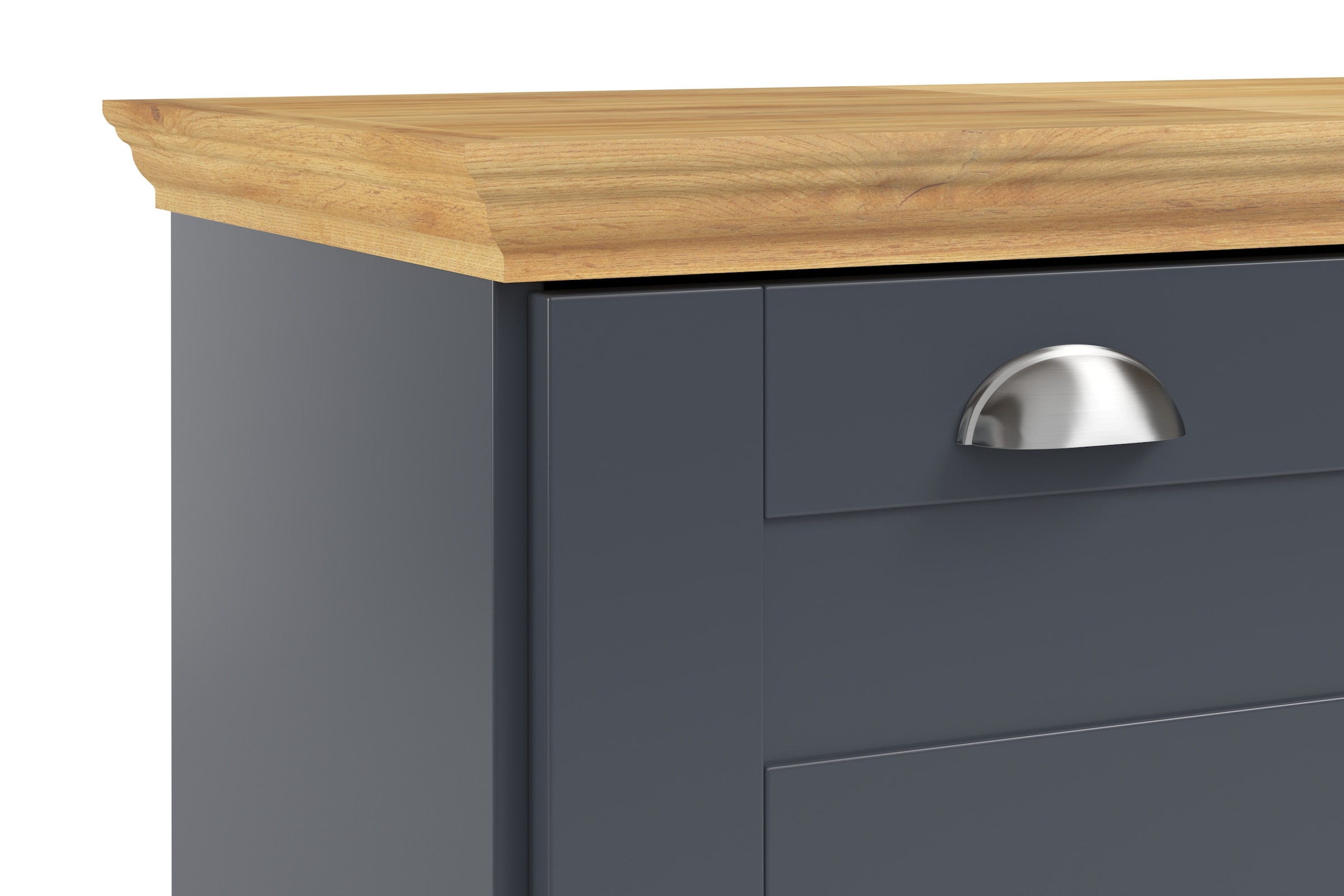 Home affaire Kommode »Motala« mit 3 Schubladen, Breite 75 cm, Höhe 80 cm