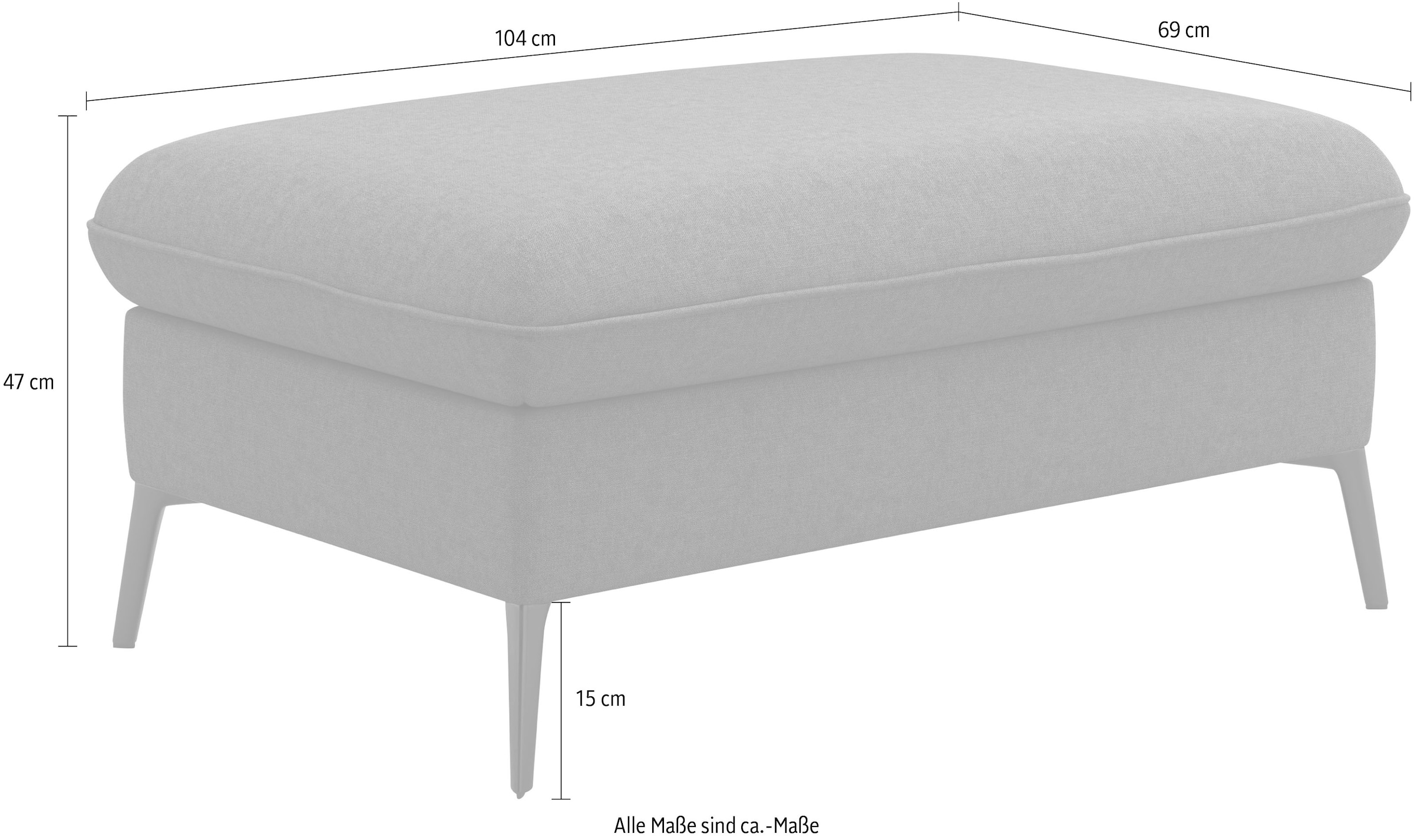 sit&more Polsterhocker »Emely«, mit praktischen Stauraum