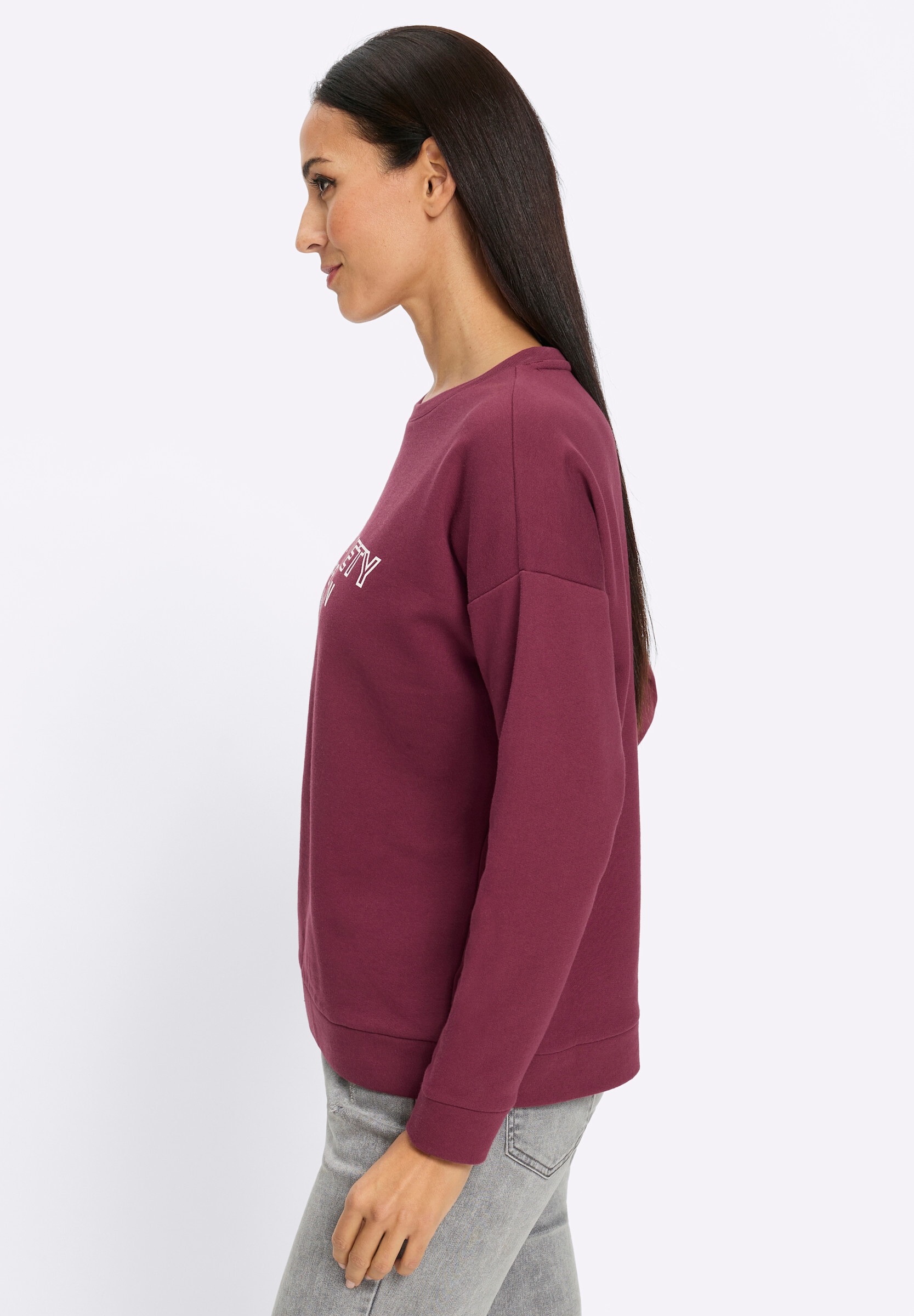 heine Sweatshirt »Sweatshirt Sweatshirt mit Ziersteinchen«
