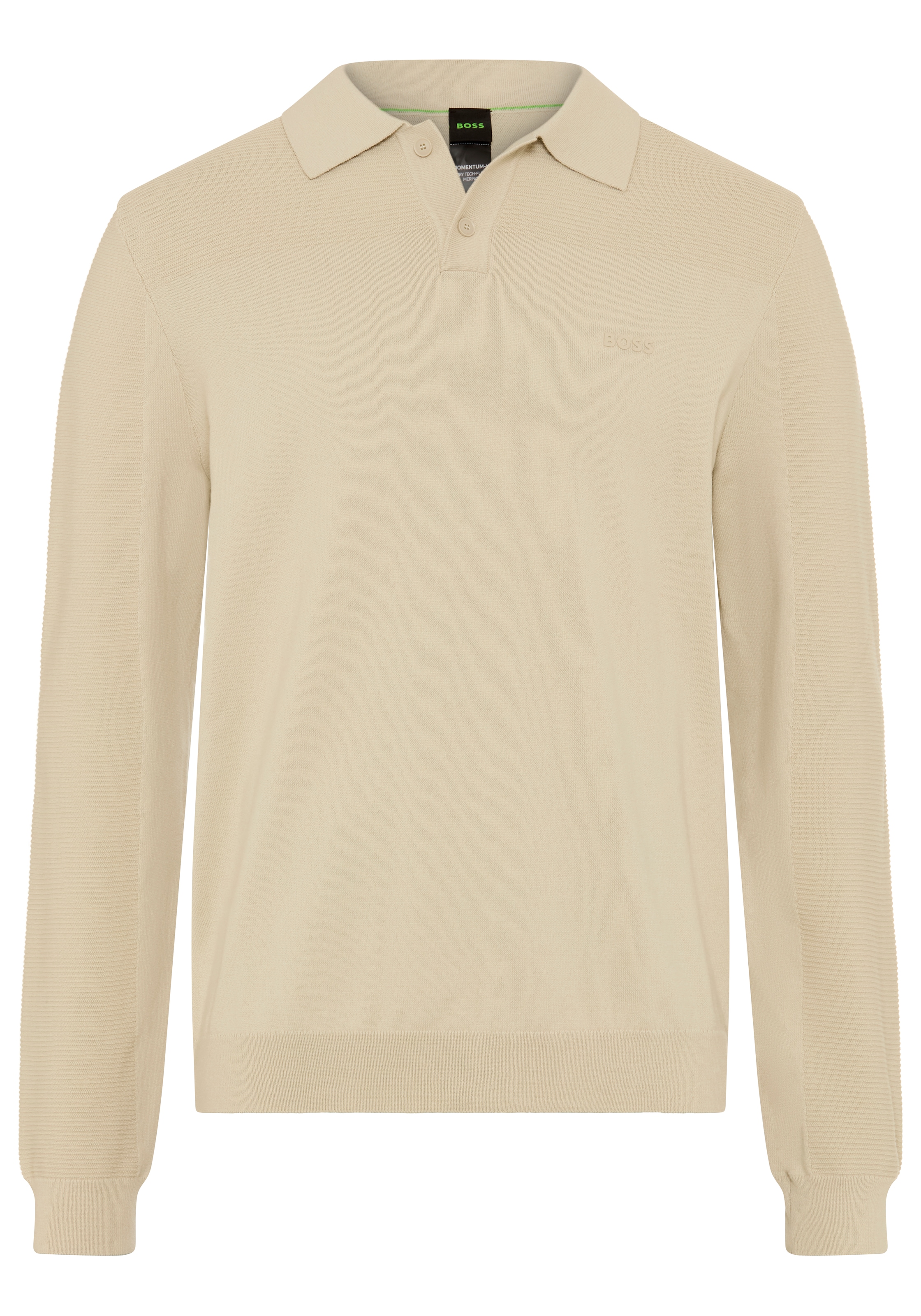 BOSS GREEN Strickpullover »KN_Momentum-X PL« mit Polokragen, Wollmix, Regular Fit