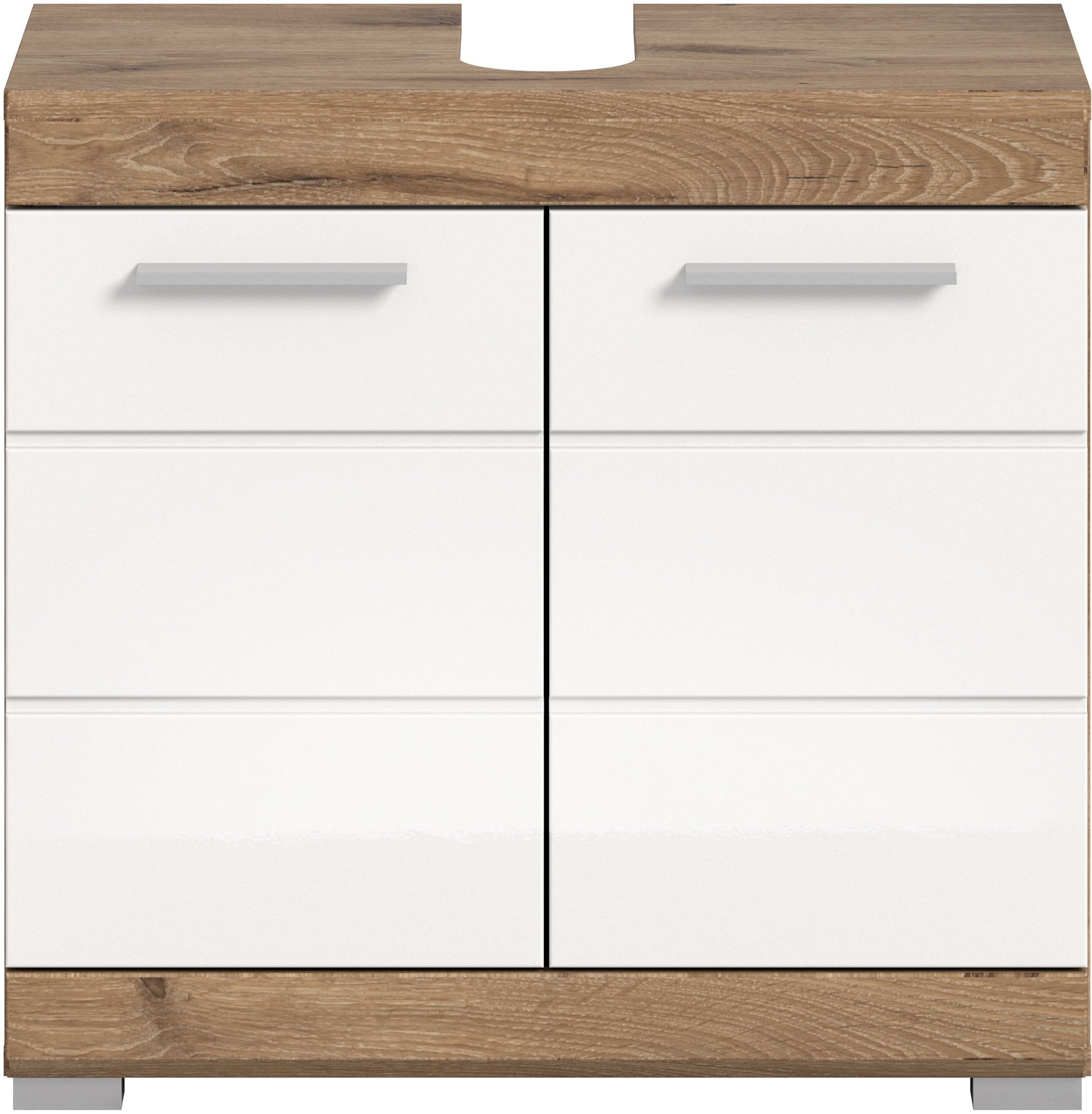 INOSIGN Waschbeckenunterschrank »Siena, Breite 60cm, 2 Tür, 2 Fächer, mit Siphonausschnitt, MDF-Front«, (1 St.), in verschiedenen Farben erhältlich, Badmöbel, Badschrank, Kommode, Bad