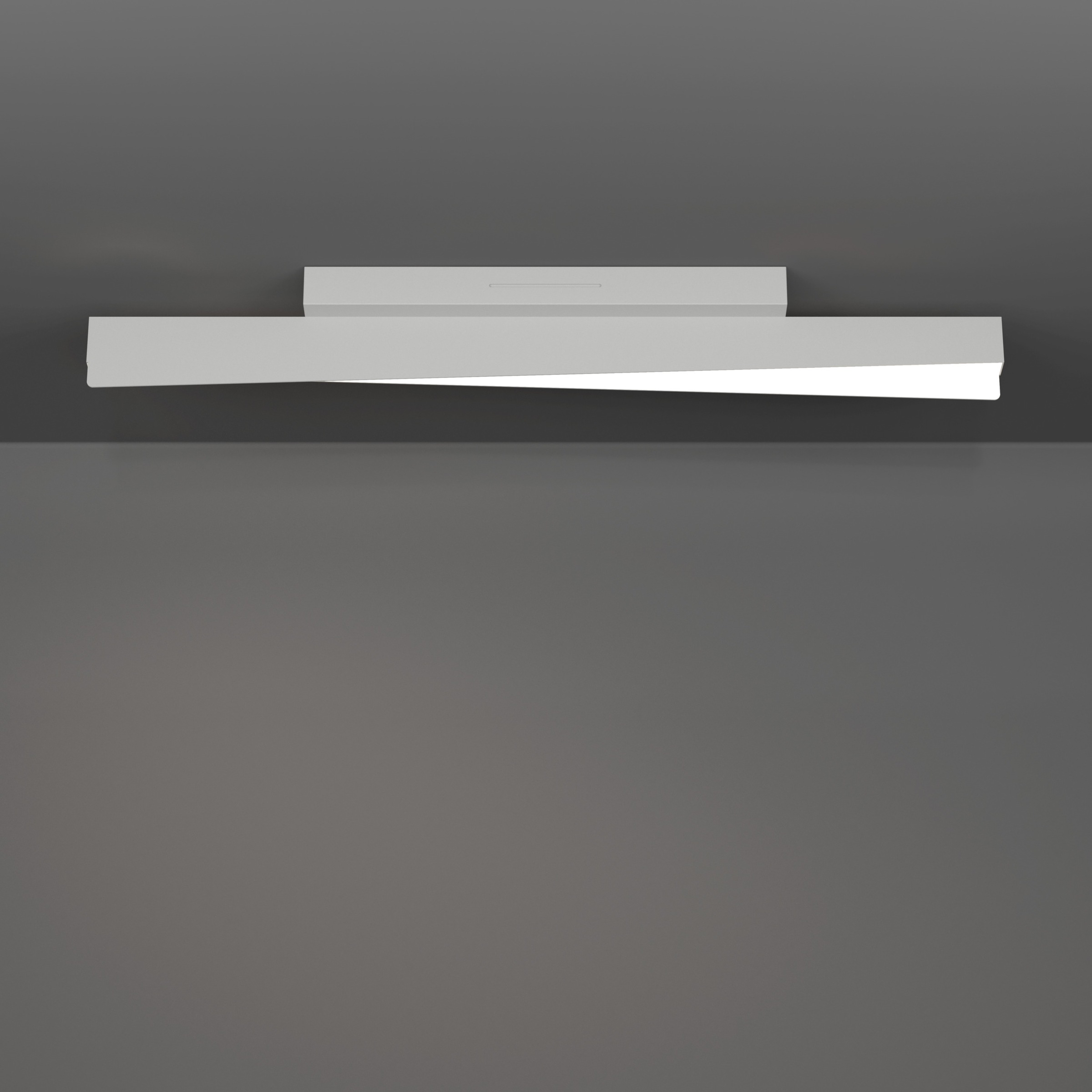 EGLO LED Deckenleuchte »BOLOGNANO-Z Deckenlampe - Alu, Stahl - LED - 13,5W - IP20« LED-Modul 1 Stk. Kaltweiß | Neutralweiß | RGB | Warmweiß Wohzimmerlampe, Esszimmerlampe, Flur, Schlafzimmer, L76 x B7 x H10 cm