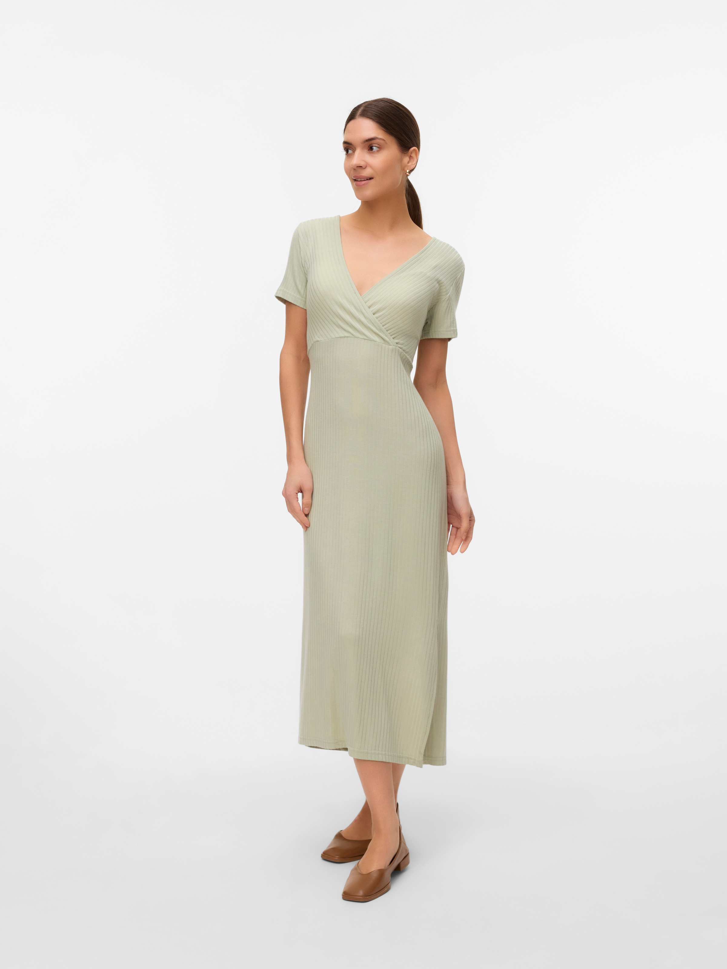 Mamalicious Jerseykleid »MLTRINITY TESS SS JRS MIDI DRESS 2F NOOS«